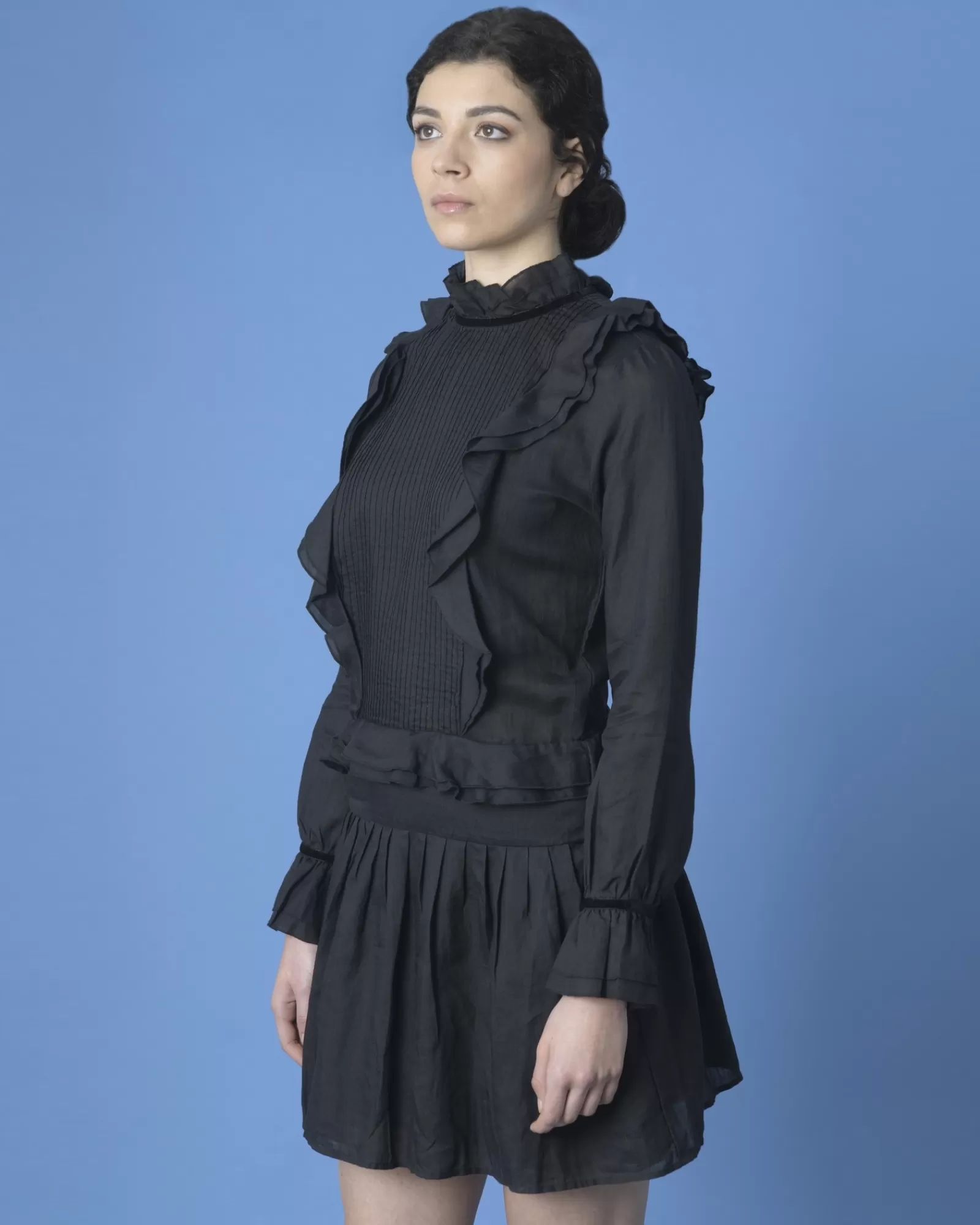 La Piscine Paris Robe à volants Les Coyotes De Paris Noir Best Sale