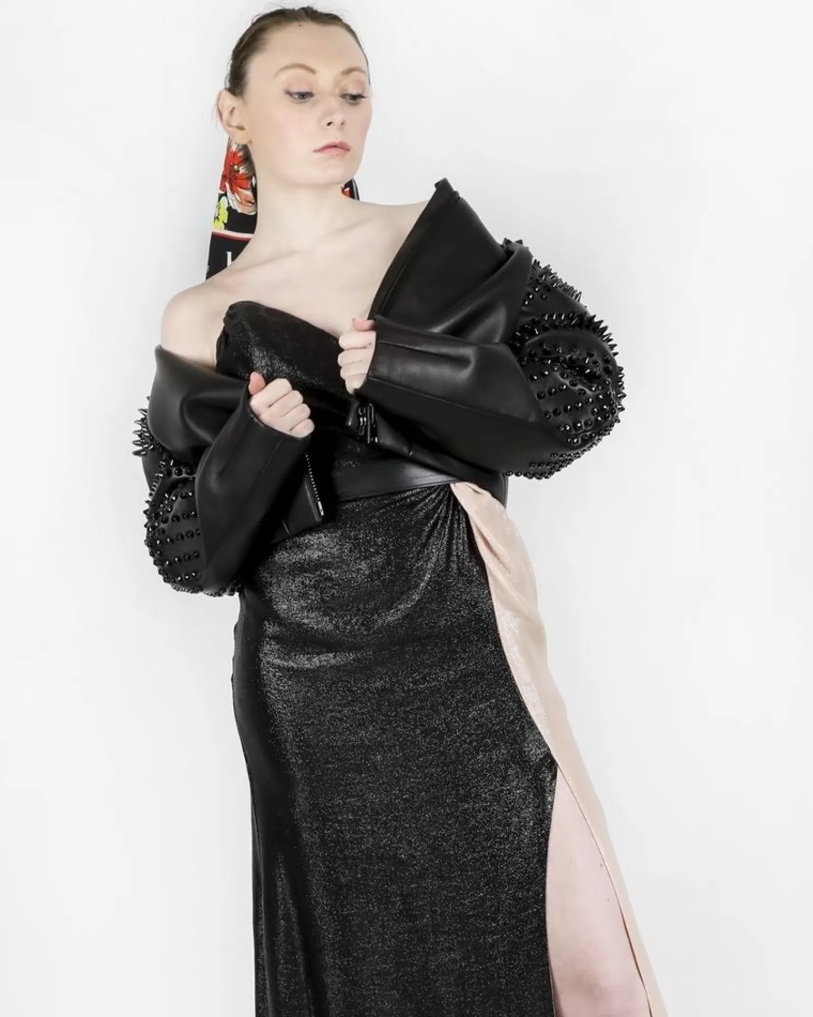 La Piscine Paris Robe bicolore SPACE SIMONA CORSELLINI Noir Best