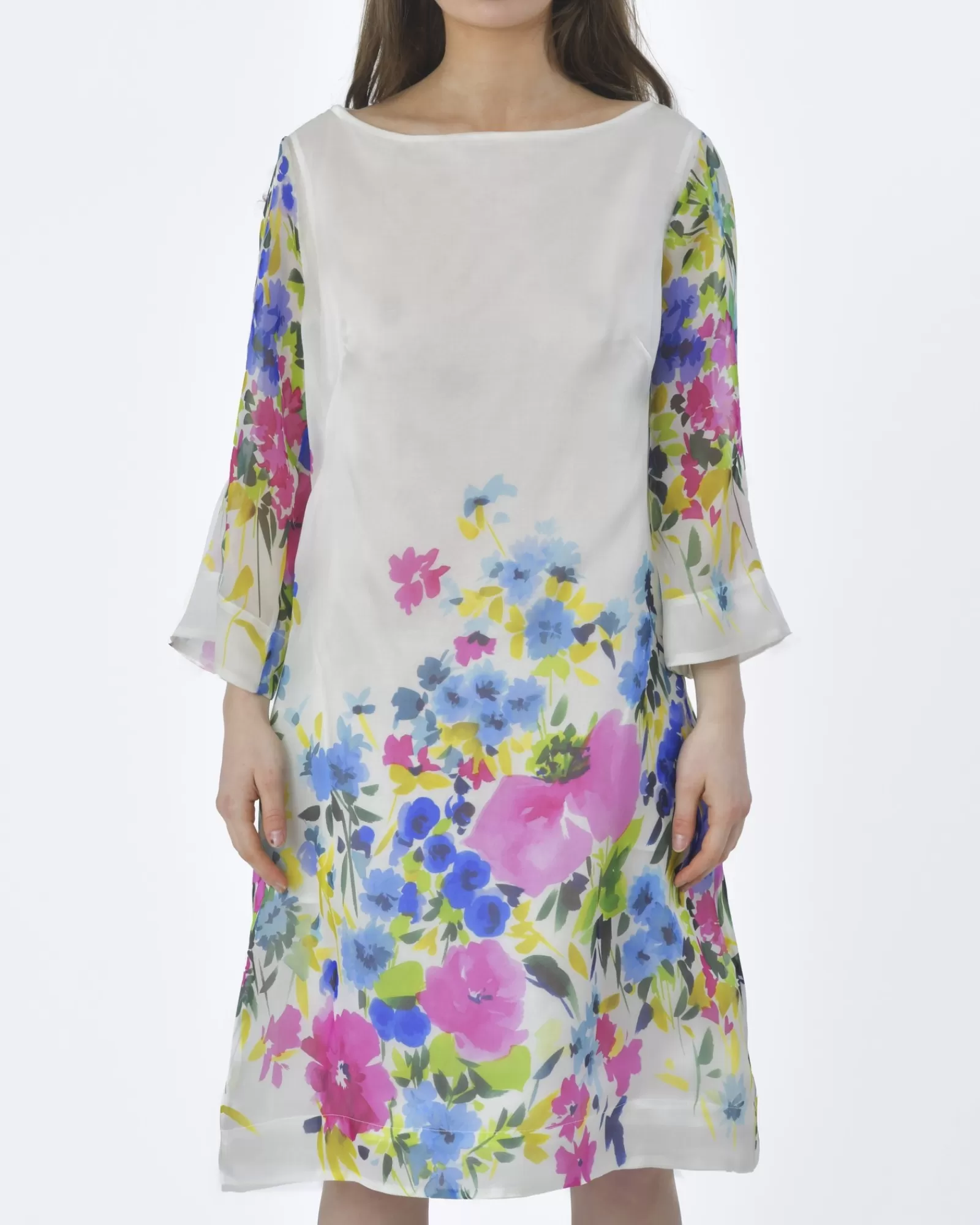 La Piscine Paris Robe he multicolore Sara Roka Blanc Fashion