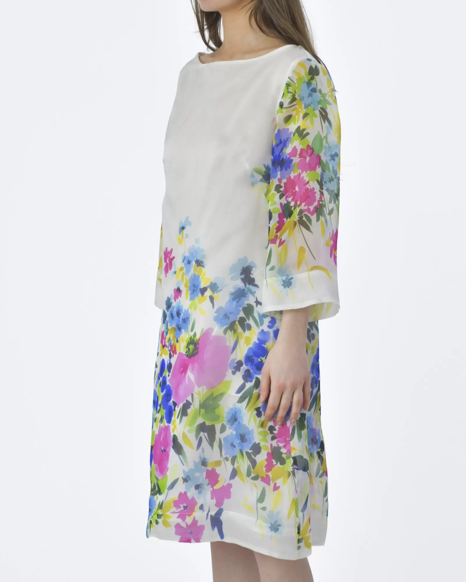 La Piscine Paris Robe he multicolore Sara Roka Blanc Fashion