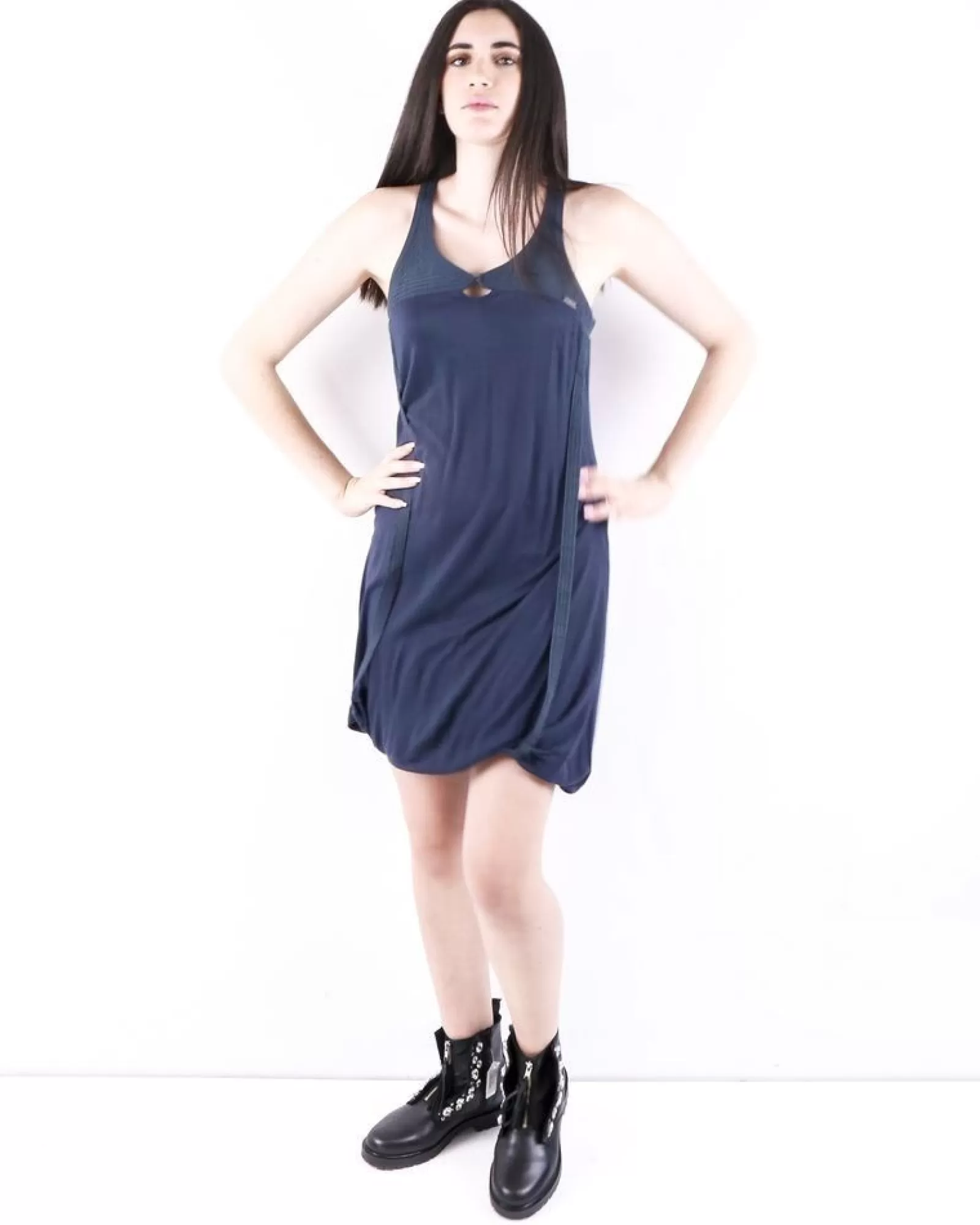 La Piscine Paris Robe e à motifs géométriques Numph Bleu Sale