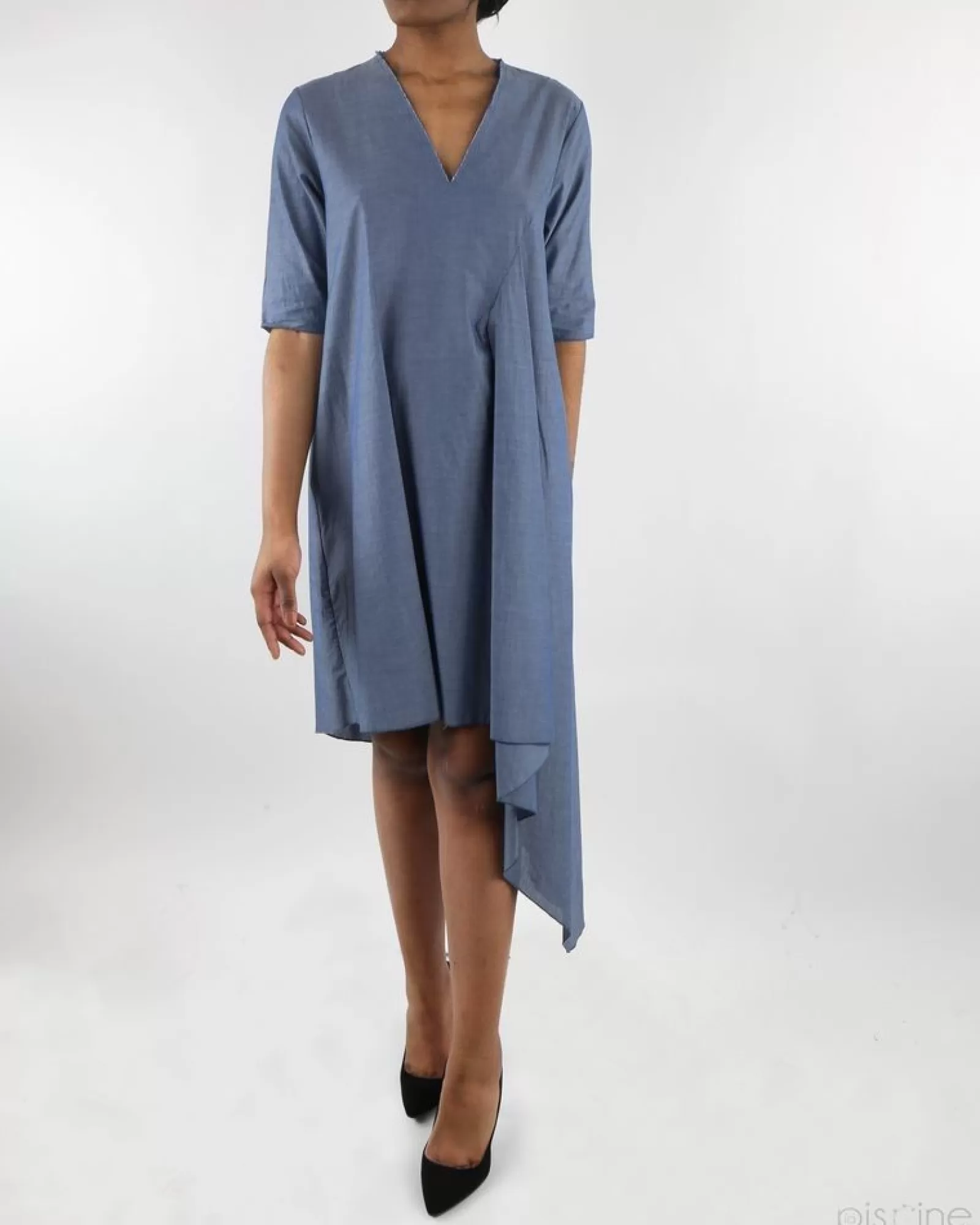 La Piscine Paris Robe e asymétique Jijil Bleu Store