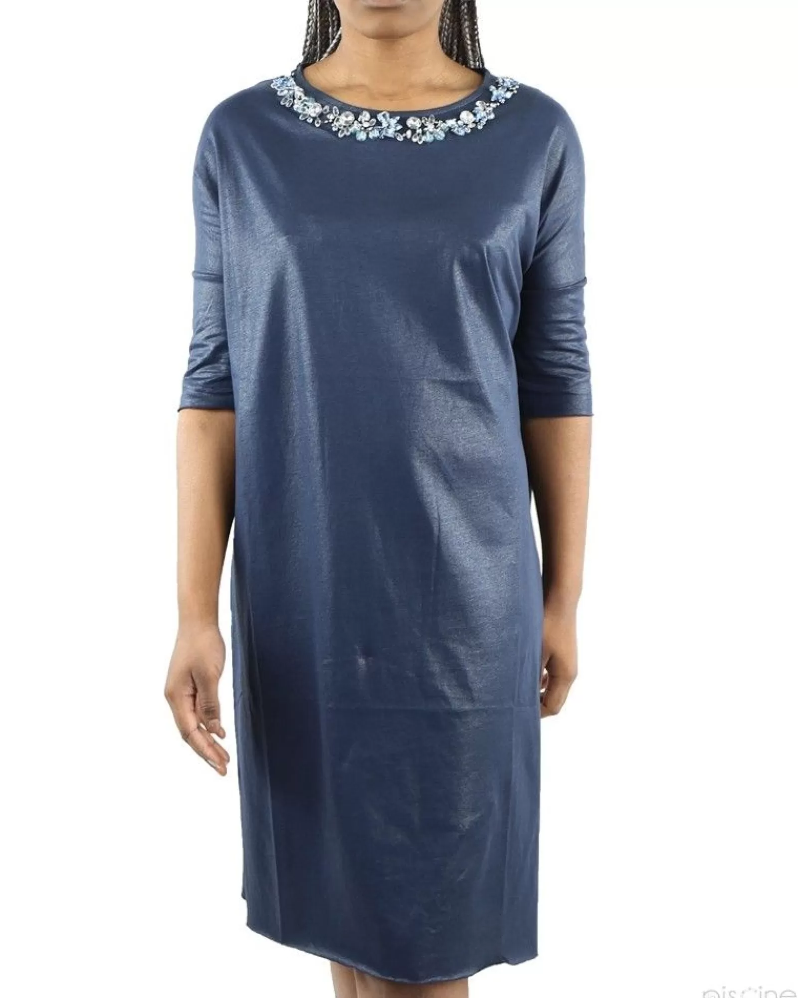 La Piscine Paris Robe e col bijoux Jijil Bleu New