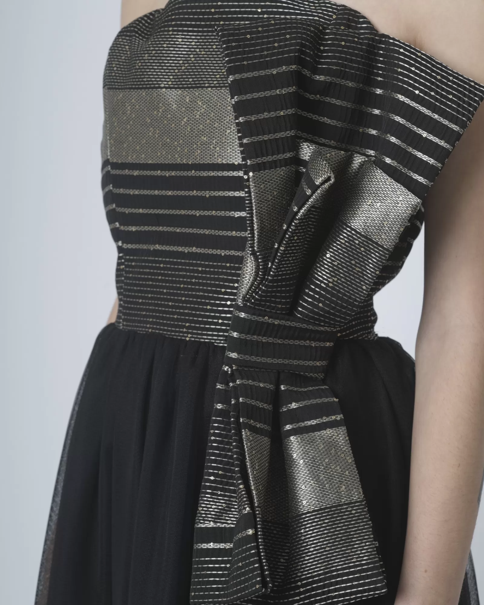La Piscine Paris Robe bustier Space Simona Corsellini Noir Sale