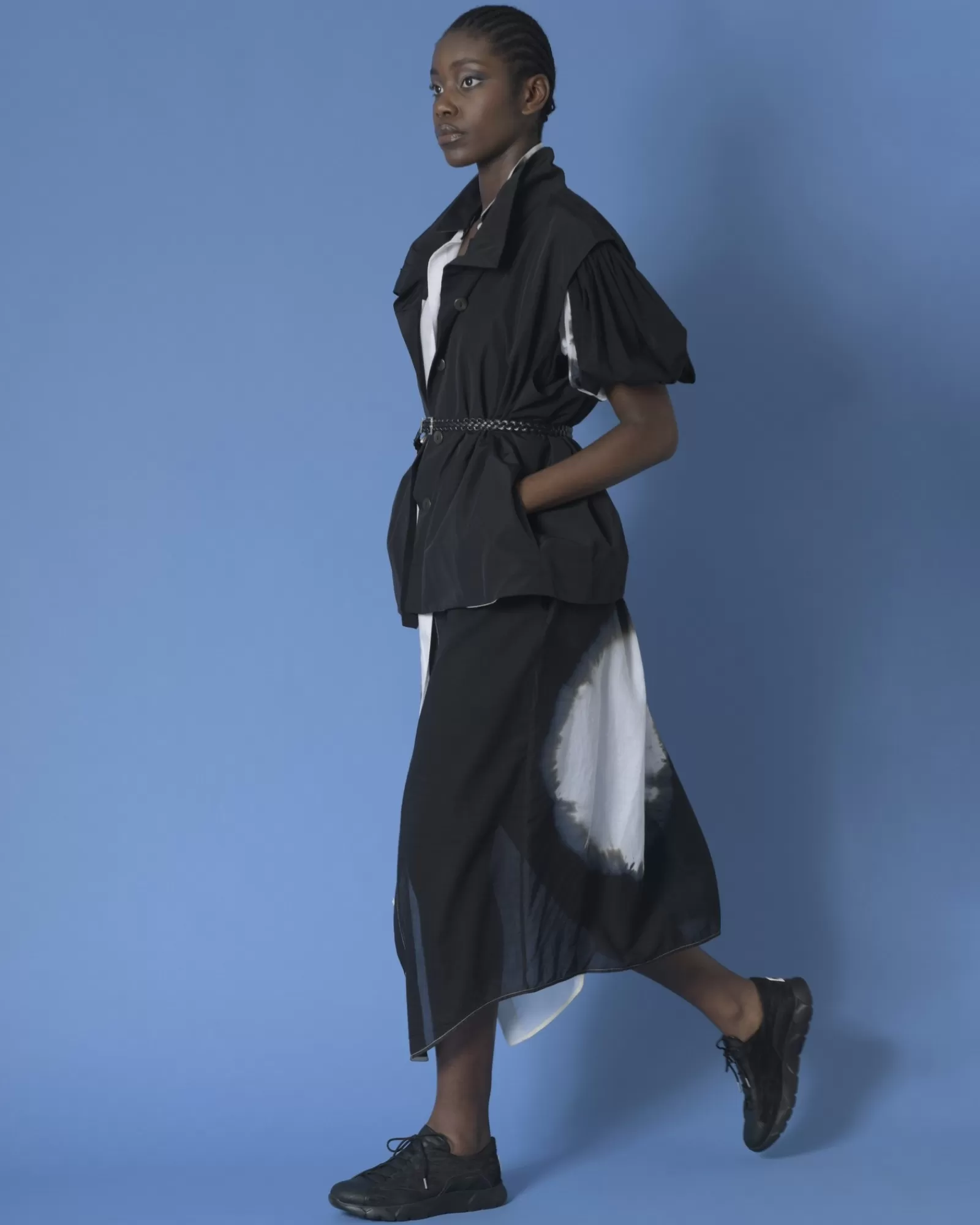 La Piscine Paris Robe chemise Ter Et Bantine Noir New