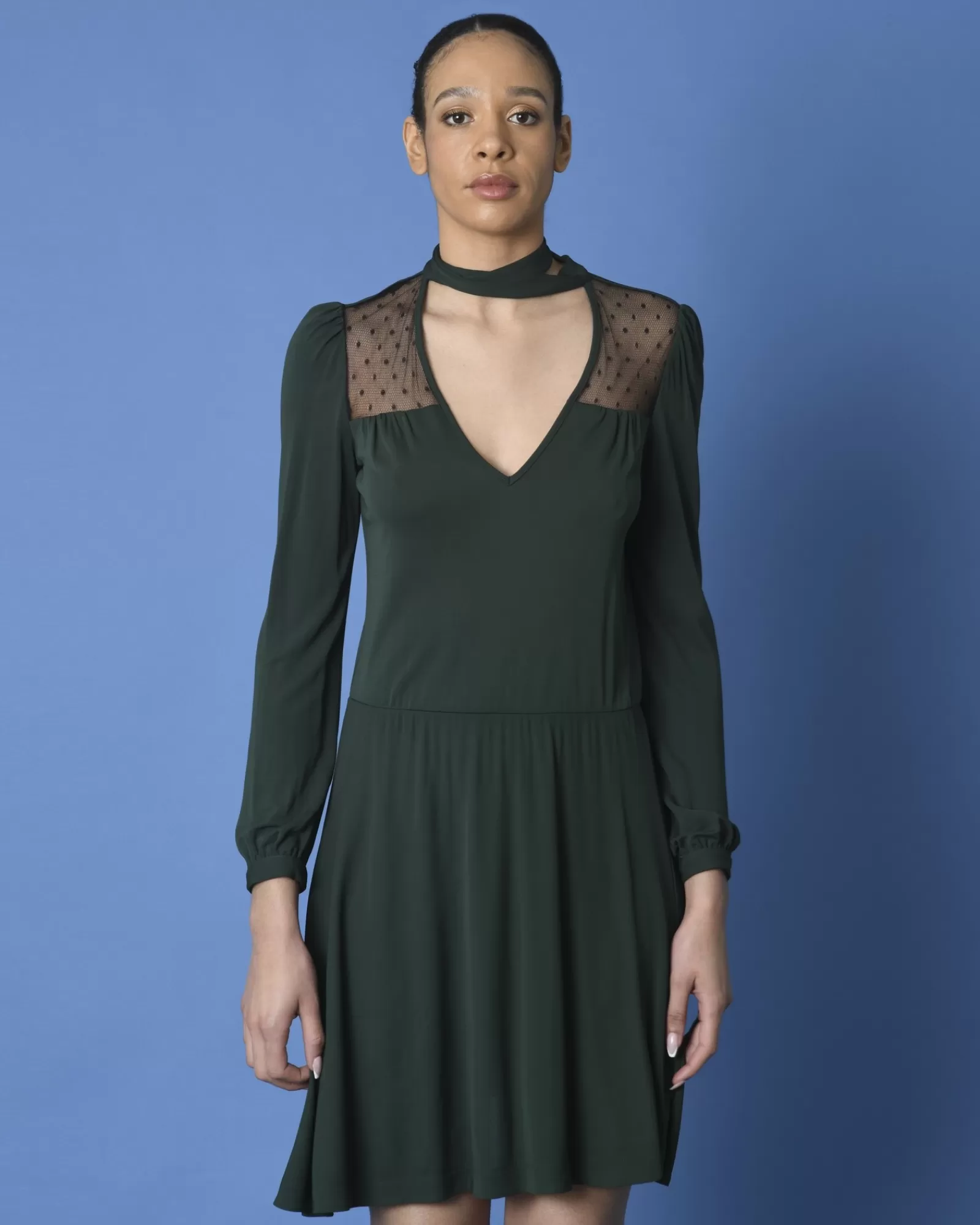 La Piscine Paris Robe courte Red Valentino Vert Outlet