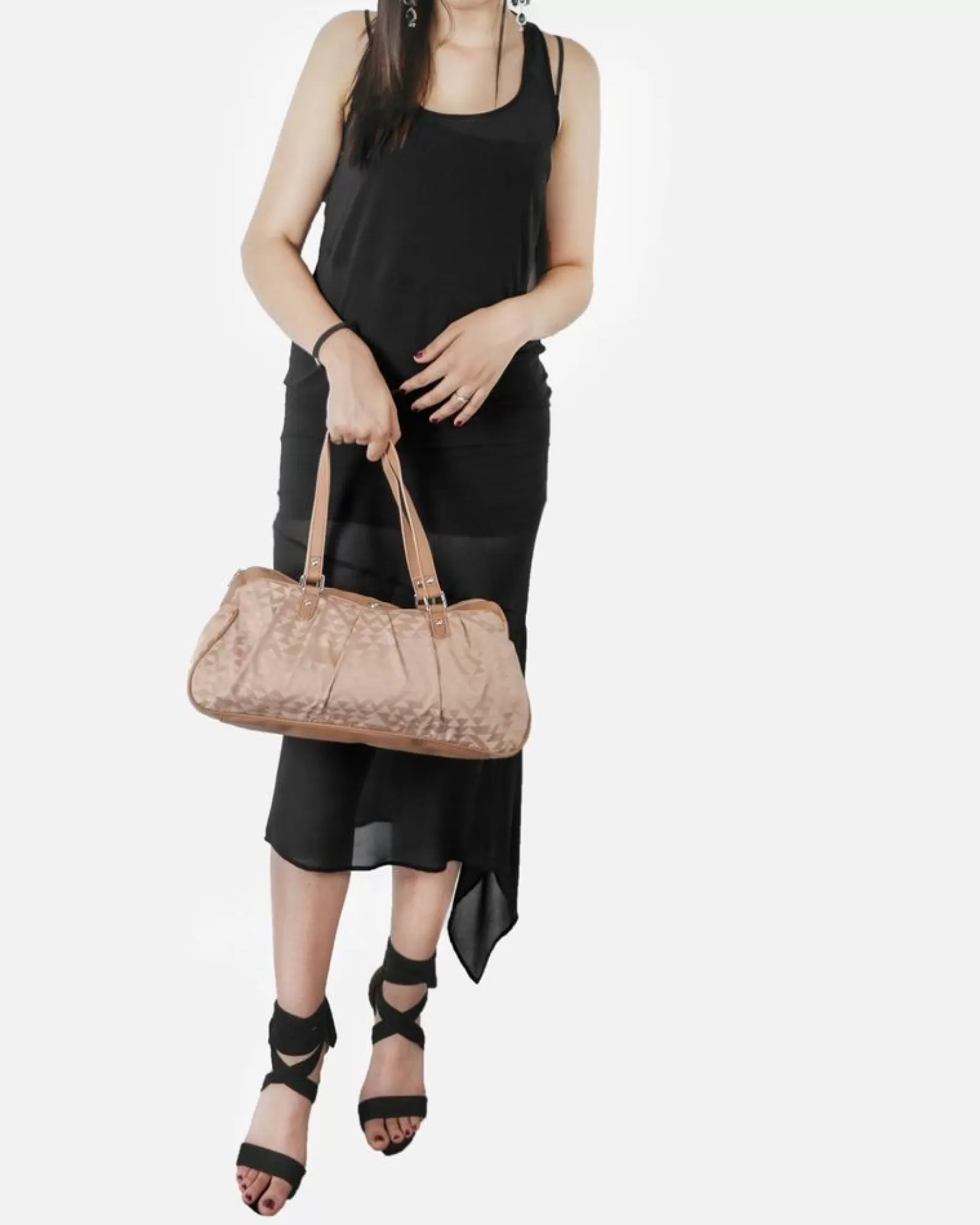 La Piscine Paris Robe débardeur asymétrique e John Galliano Noir New