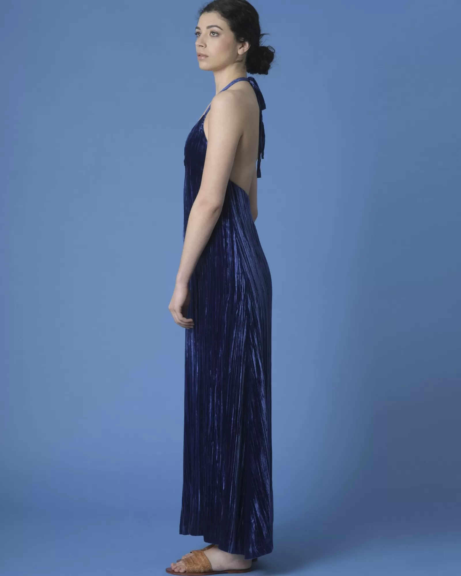 La Piscine Paris Robe dos nu Momoni Bleu Flash Sale