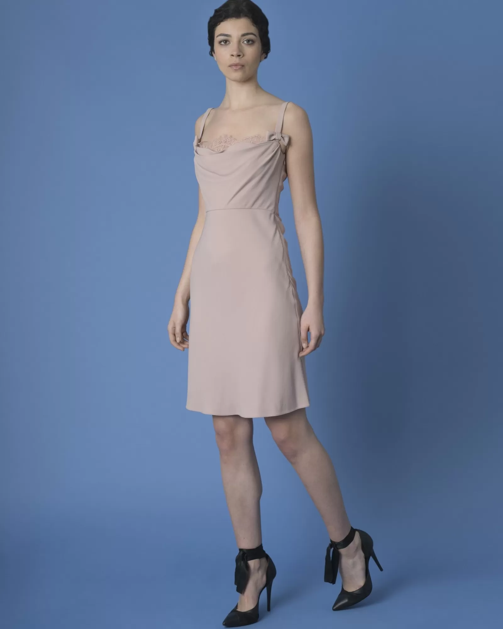 La Piscine Paris Robe drapée Valentino Rose Clearance