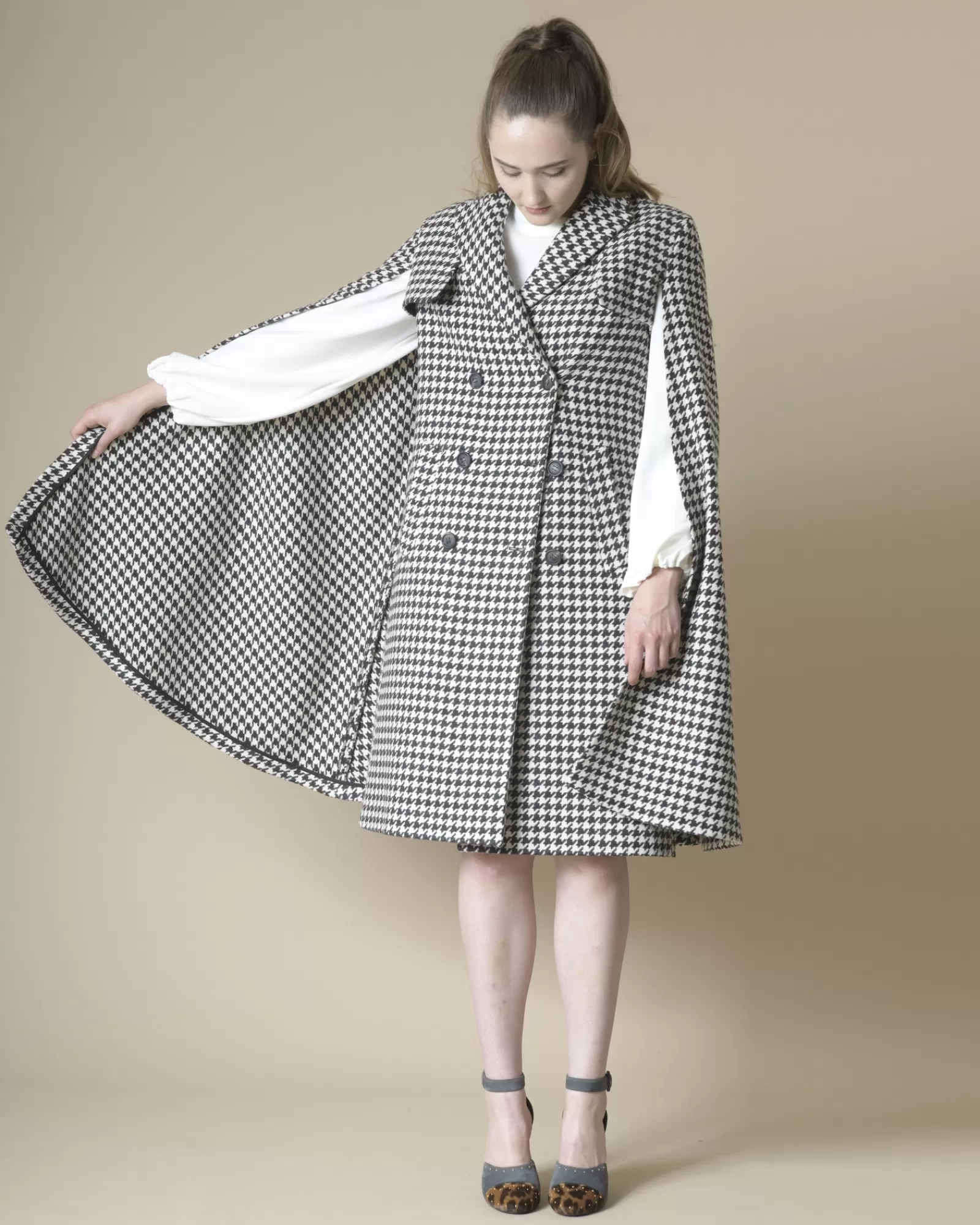 La Piscine Paris Robe en crêpe à col à nouer P.A.R.O.S.H Blanc New