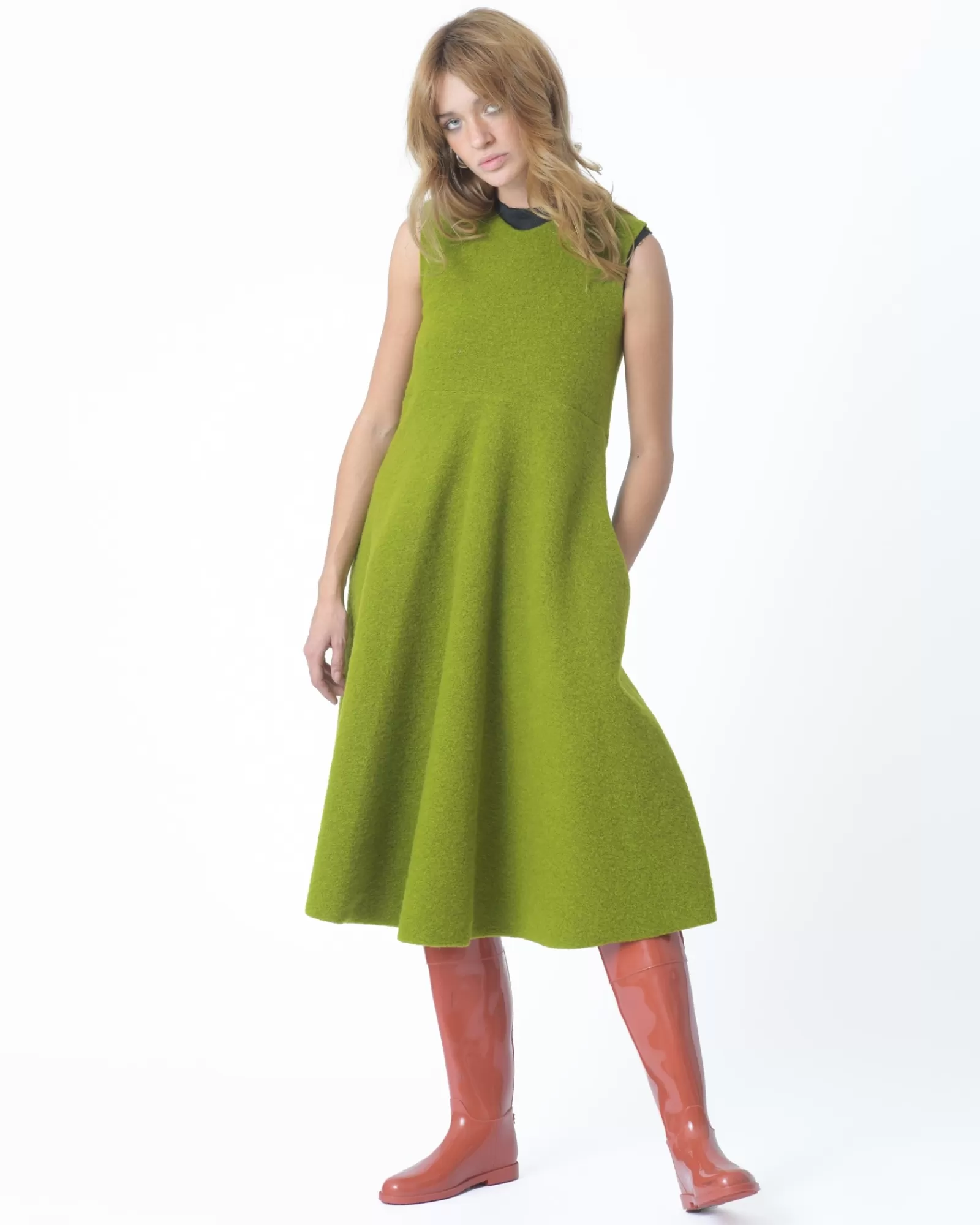 La Piscine Paris Robe en laine Hache Vert Store