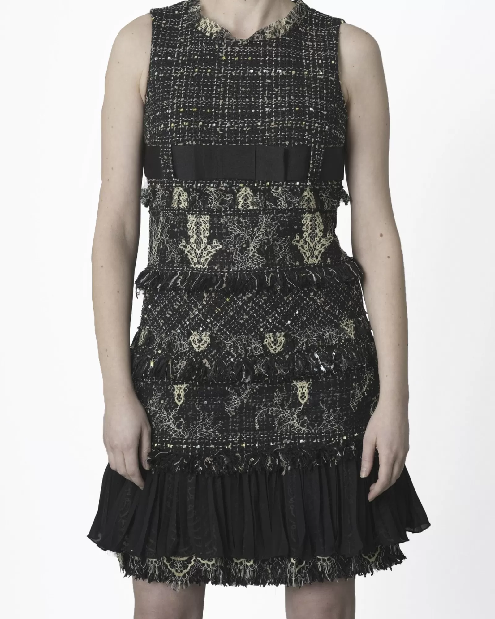 La Piscine Paris Robe en tweed Edward Achour Noir Store