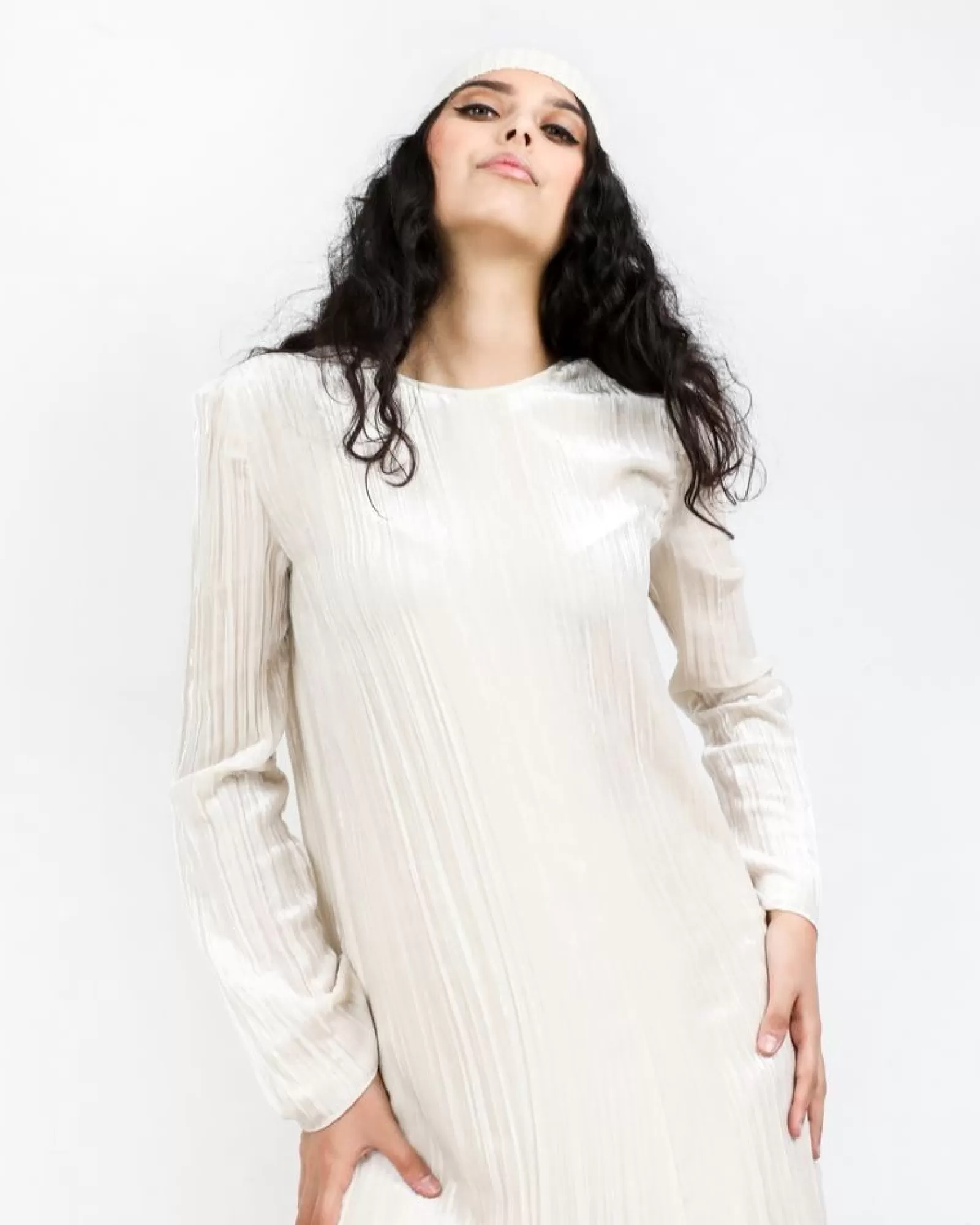 La Piscine Paris Robe en velours Forte Forte Beige Flash Sale