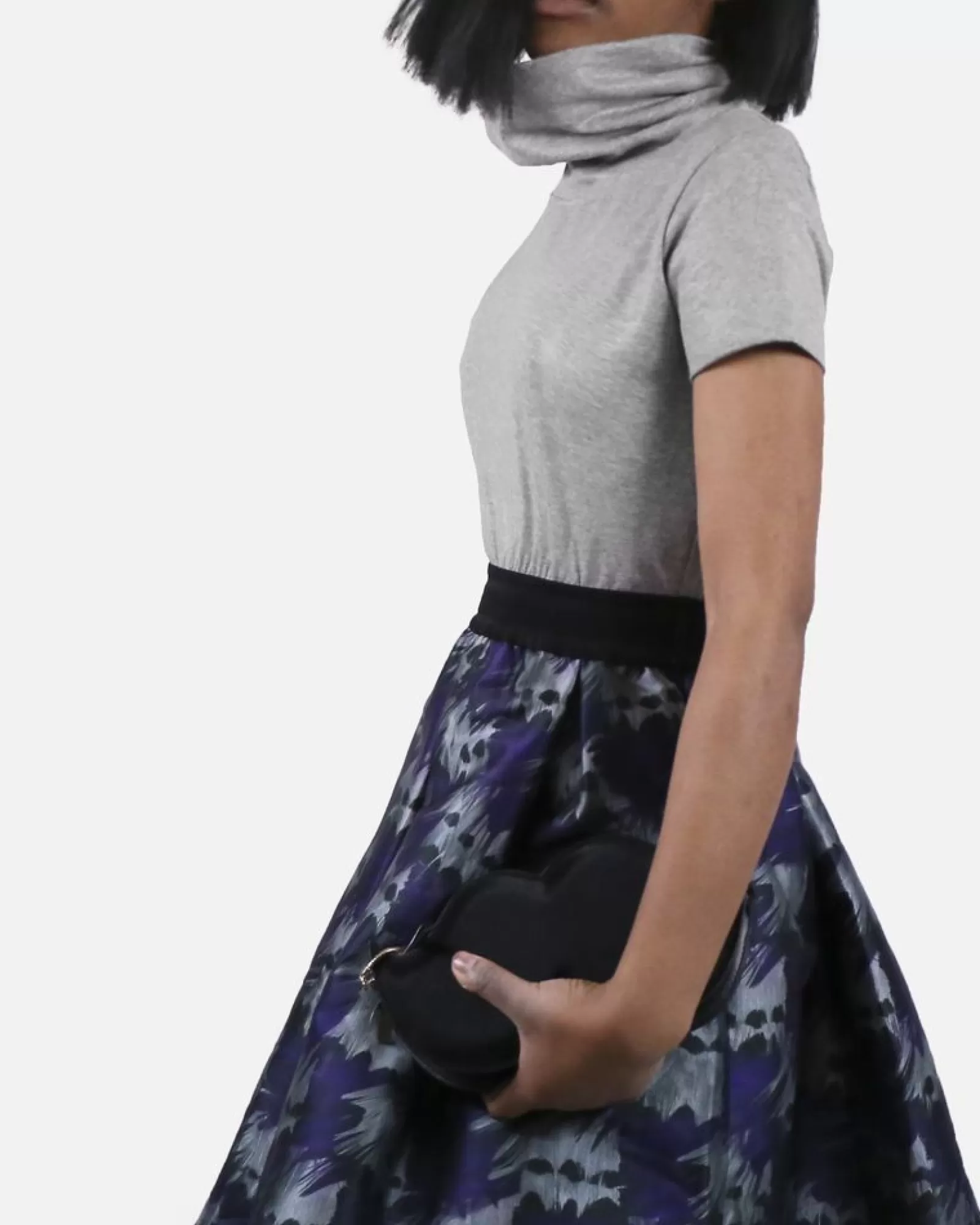 La Piscine Paris Robe e bi-matière Jijil Gris Hot