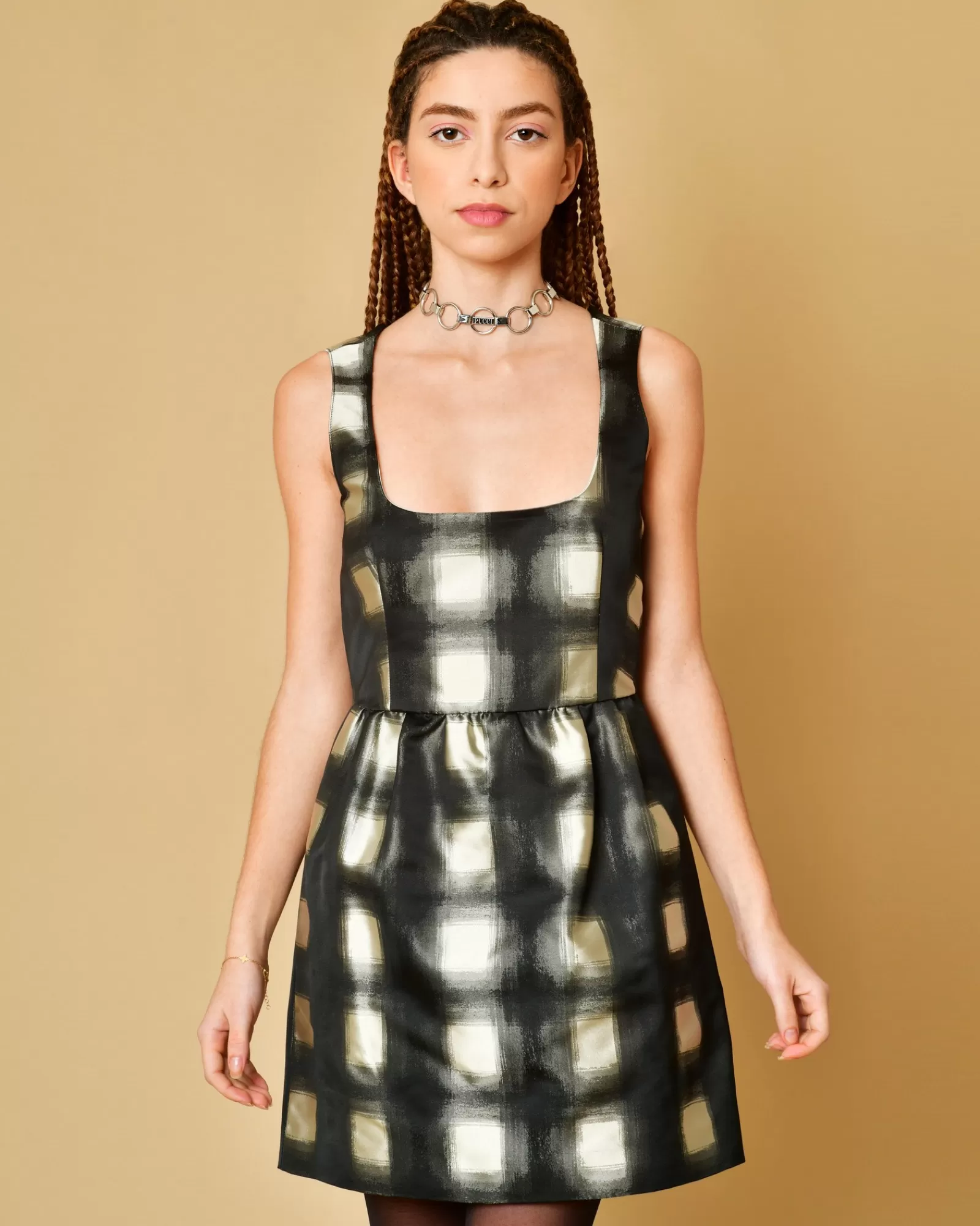 La Piscine Paris Robe imprimé à col ouvert Red Valentino Noir Flash Sale