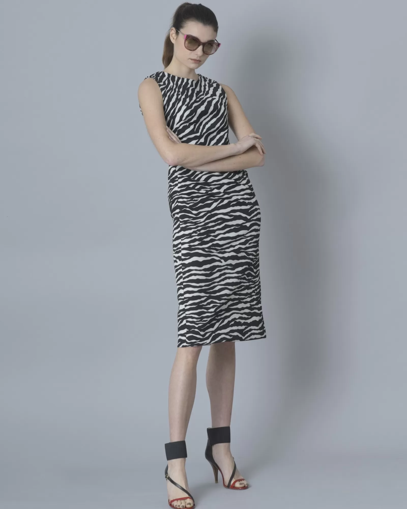 La Piscine Paris Robe imprimée P.A.R.O.S.H Noir Sale