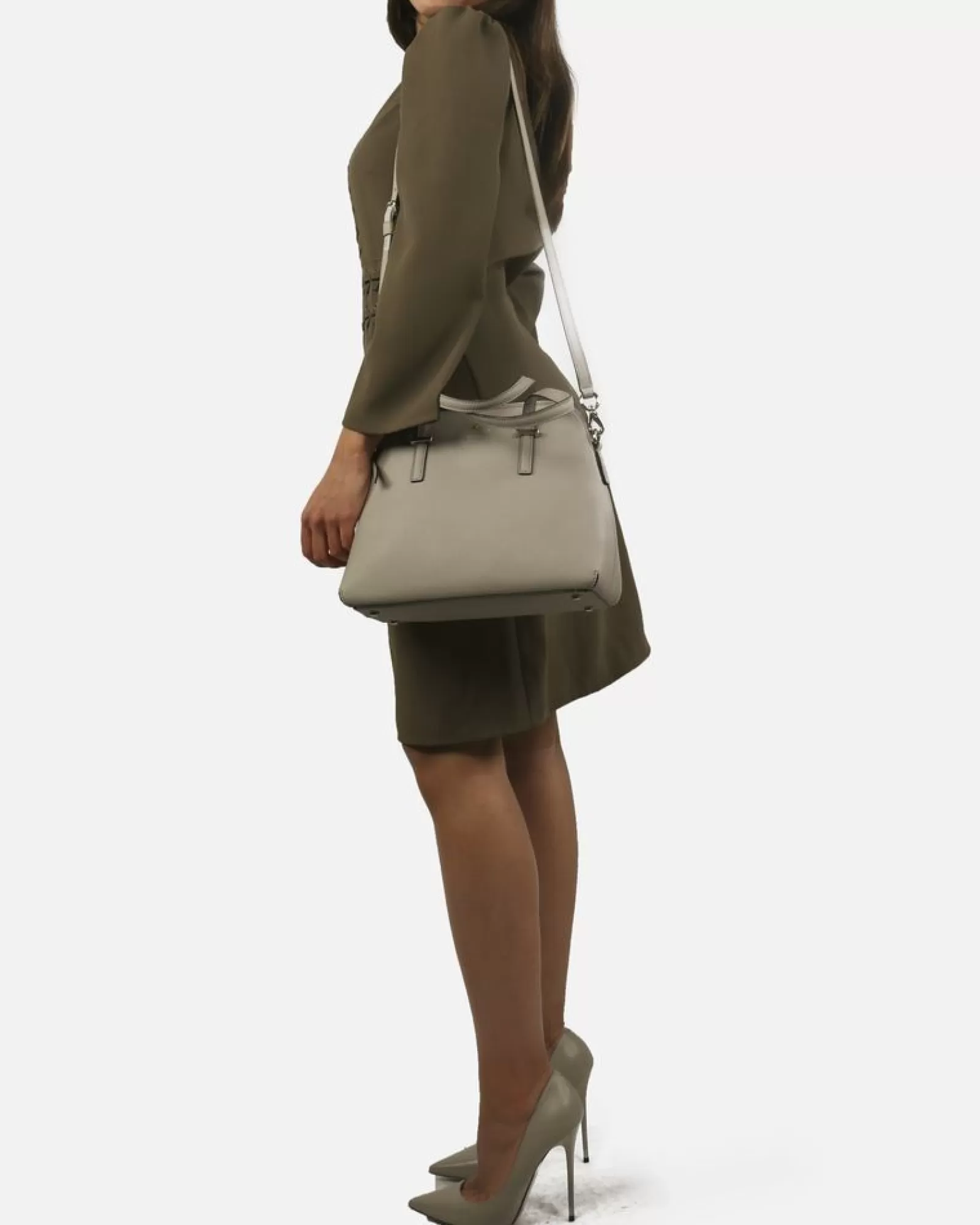 La Piscine Paris Robe kaki lacée Elisabetta Franchi Taupe Store