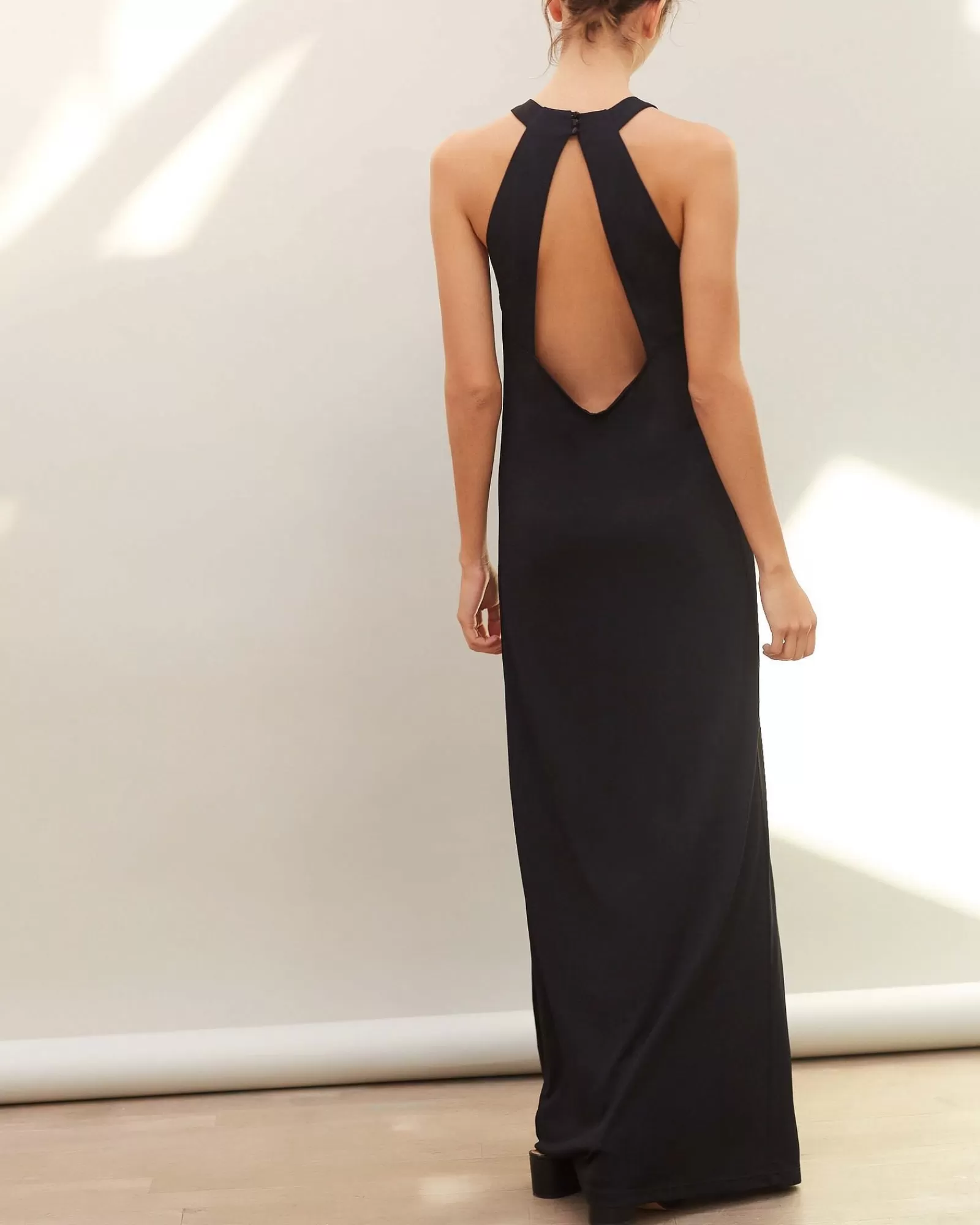 La Piscine Paris Robe longue dos nu Chacok Noir Fashion