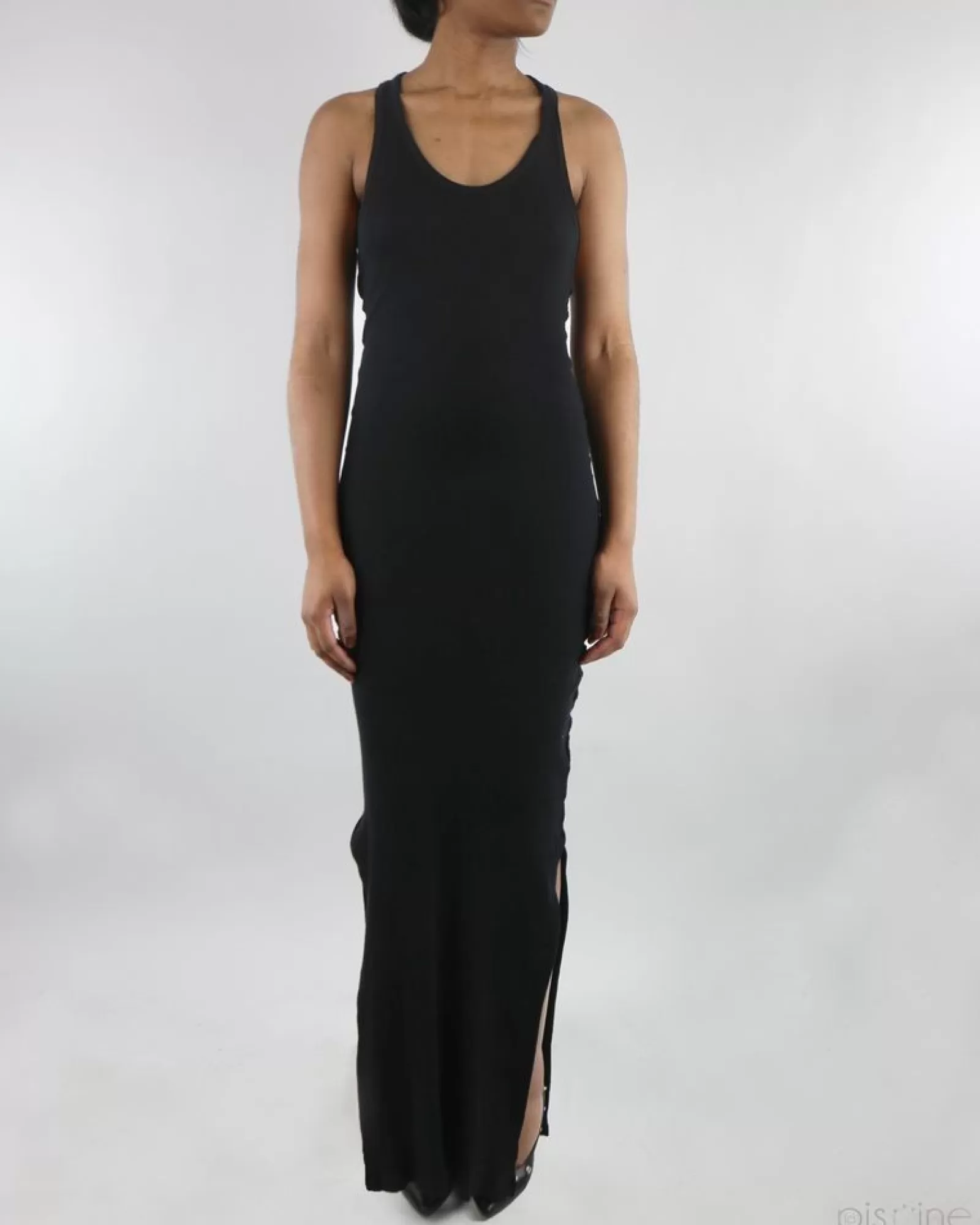 La Piscine Paris Robe longue e fendue Damir Doma Noir Hot