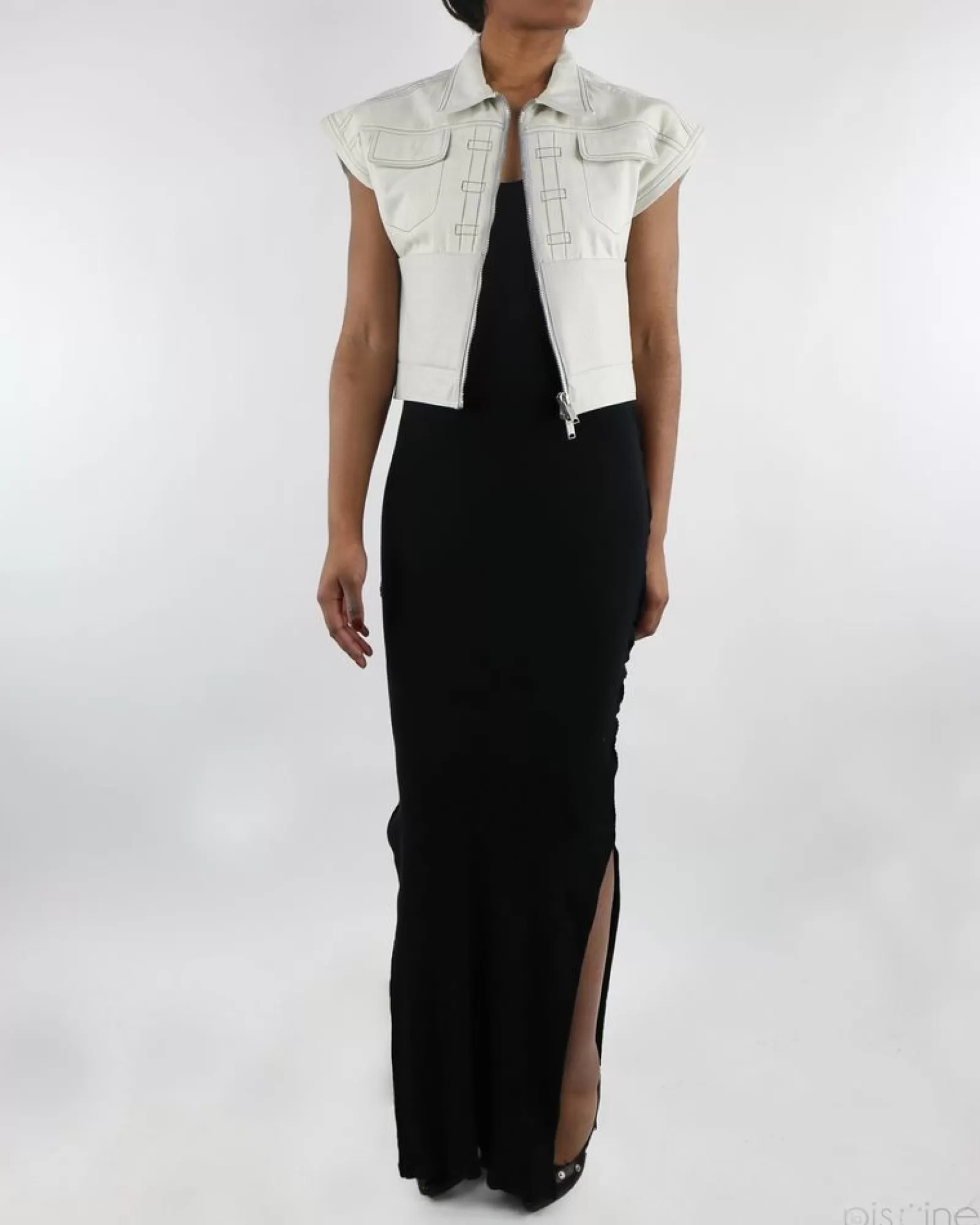 La Piscine Paris Robe longue e fendue Damir Doma Noir Hot