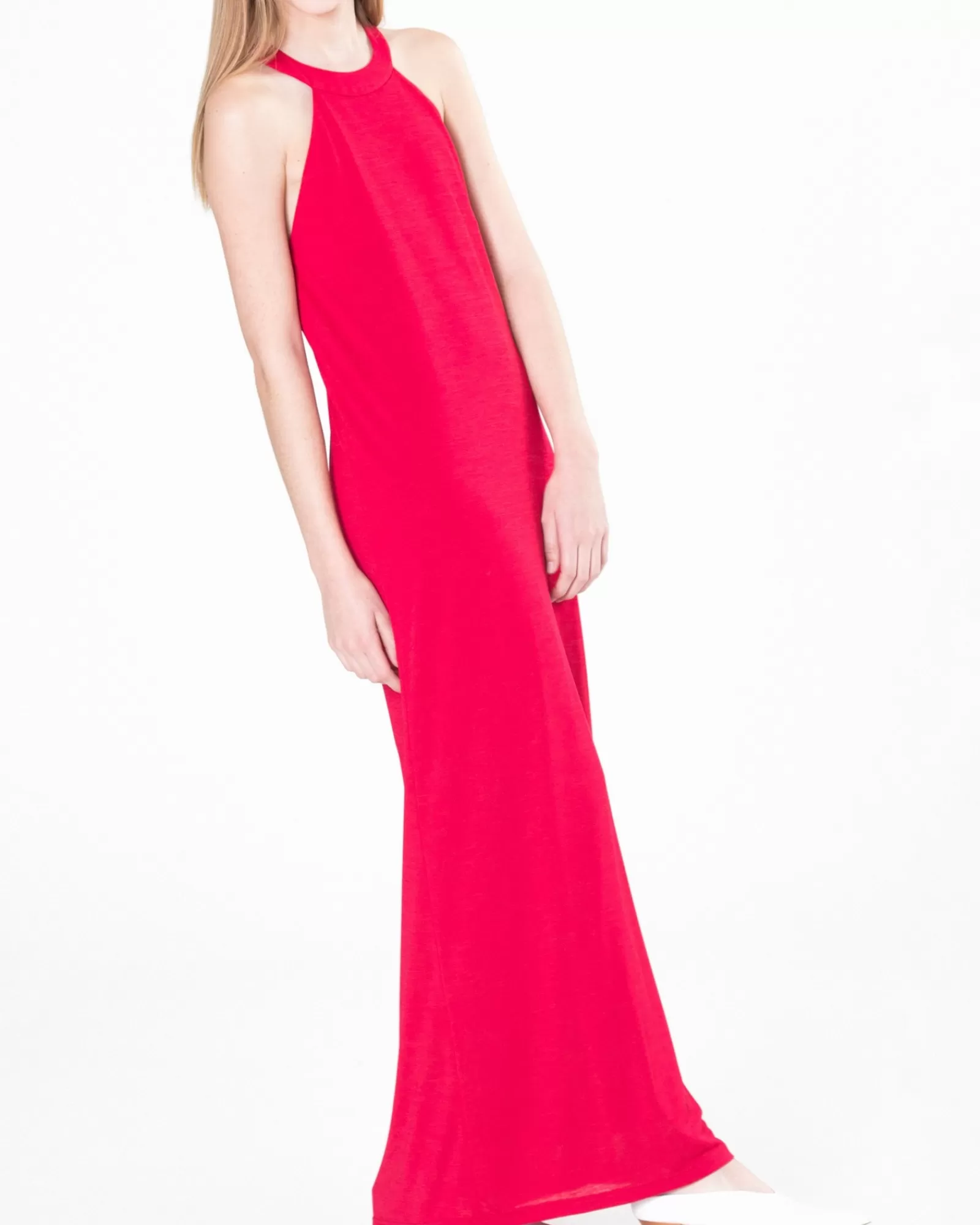 La Piscine Paris Robe longue dos nu Chacok Rouge Online