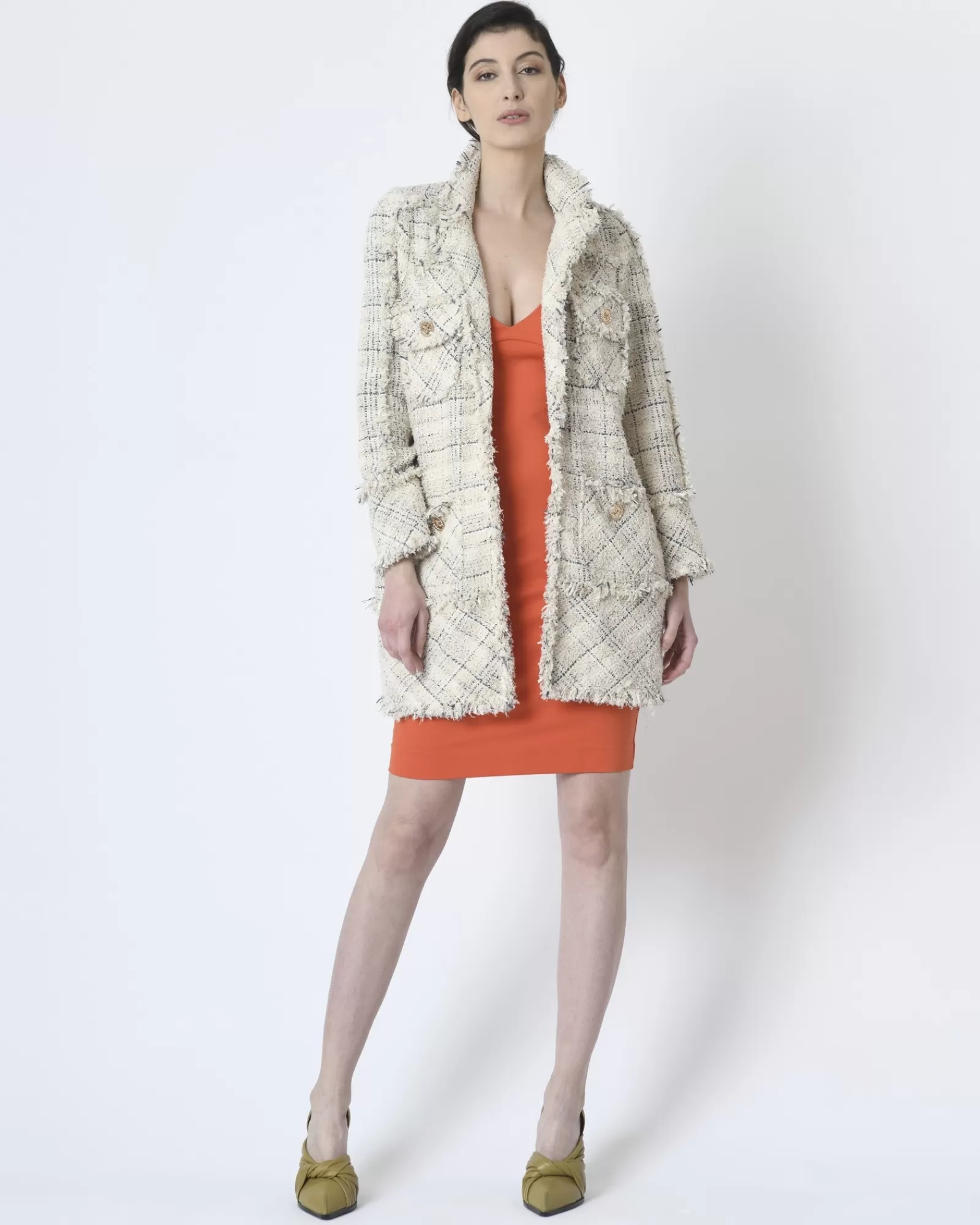 La Piscine Paris Robe moulante Dsquared2 Orange Outlet