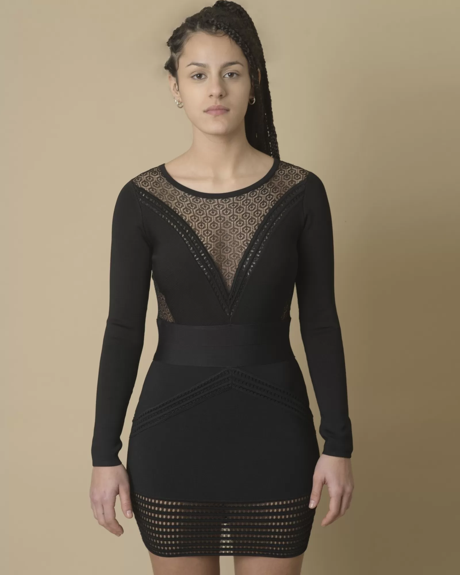 La Piscine Paris Robe moulante John Richmond Noir Hot