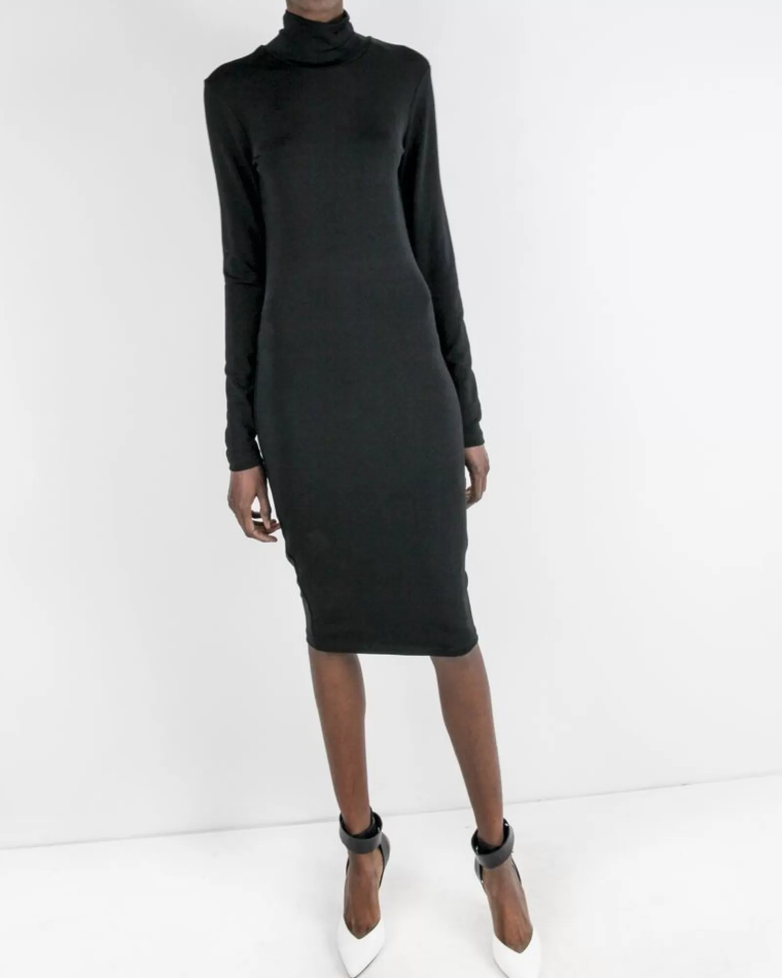 La Piscine Paris Robe moulante e à boutons griffés Balmain Noir Clearance