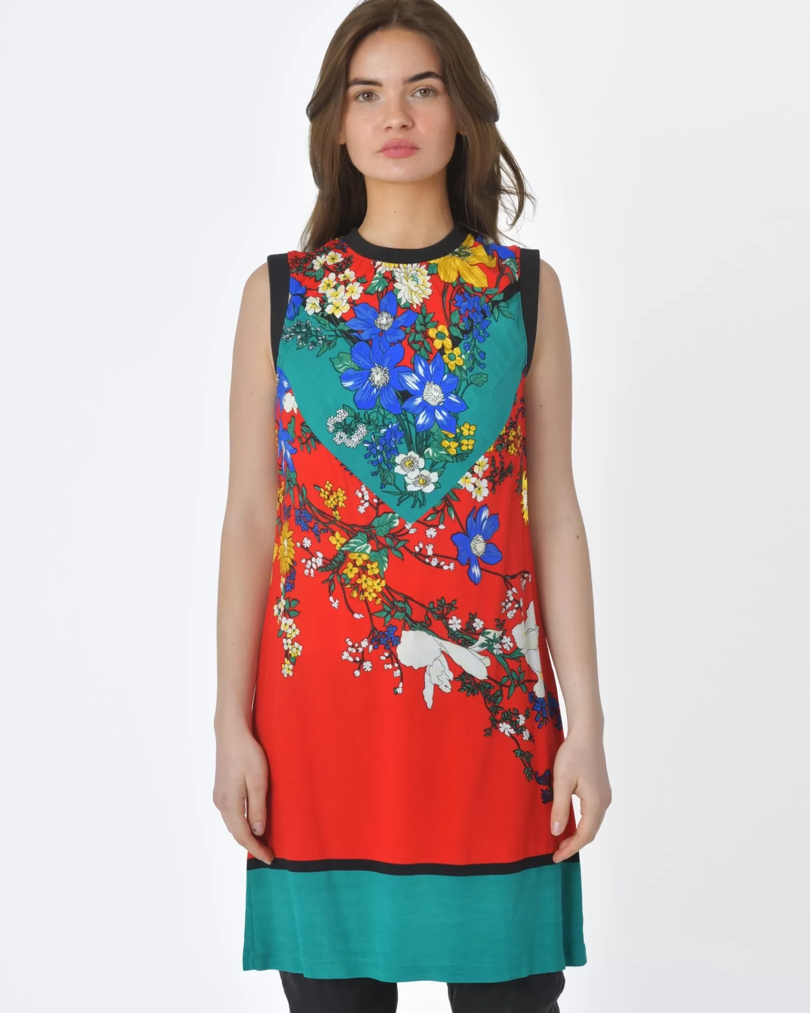 La Piscine Paris Robe multicolore Idano Rouge Shop