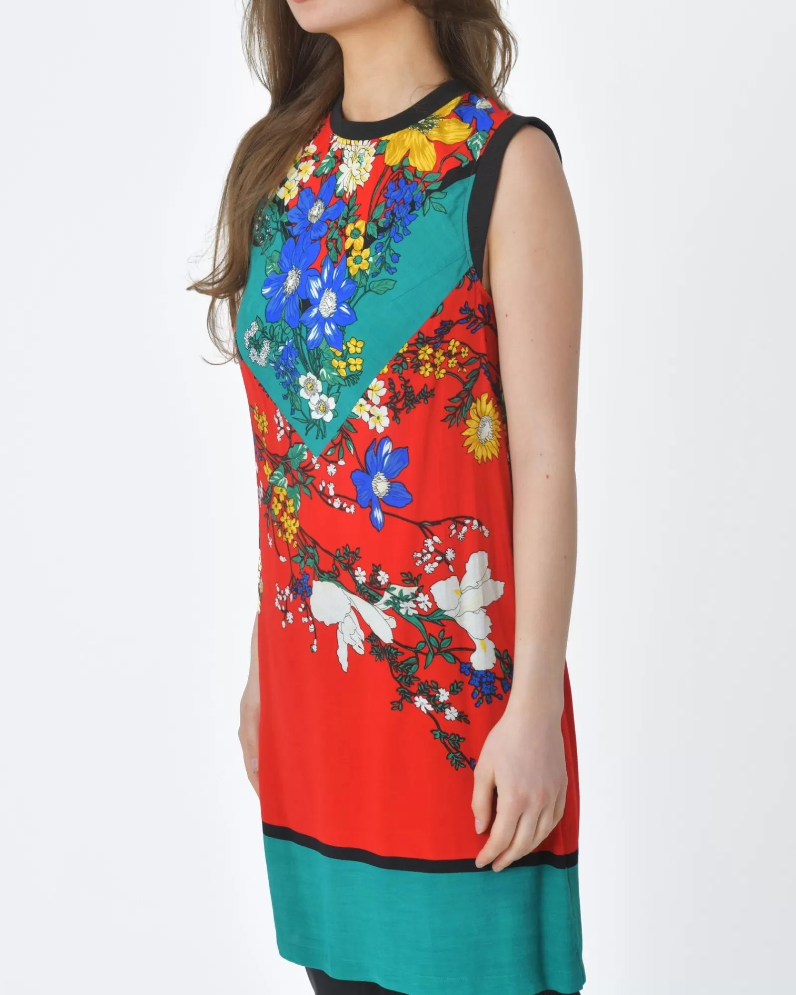 La Piscine Paris Robe multicolore Idano Rouge Shop