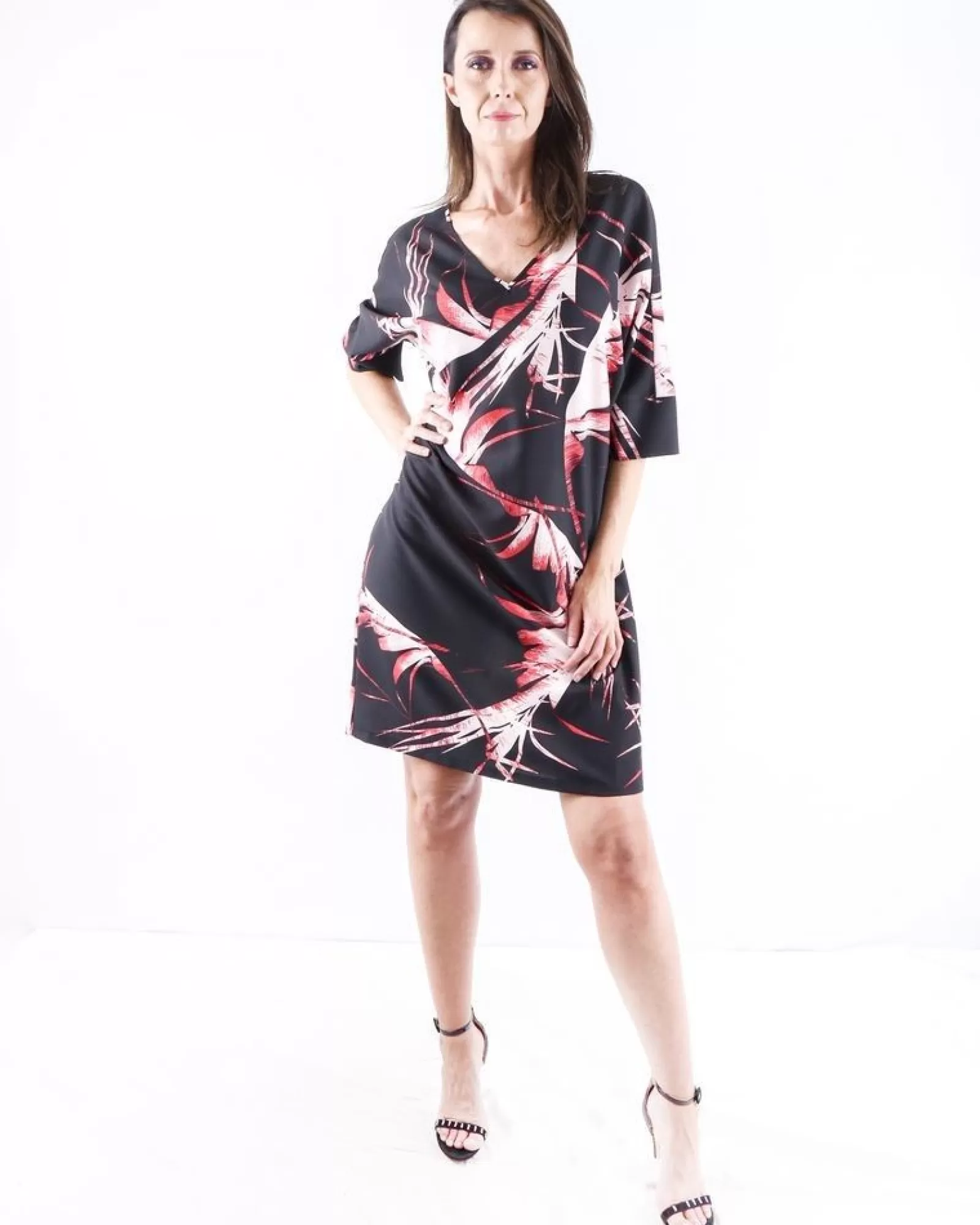 La Piscine Paris Robe e à imprimé floral rose Laurel Noir Cheap