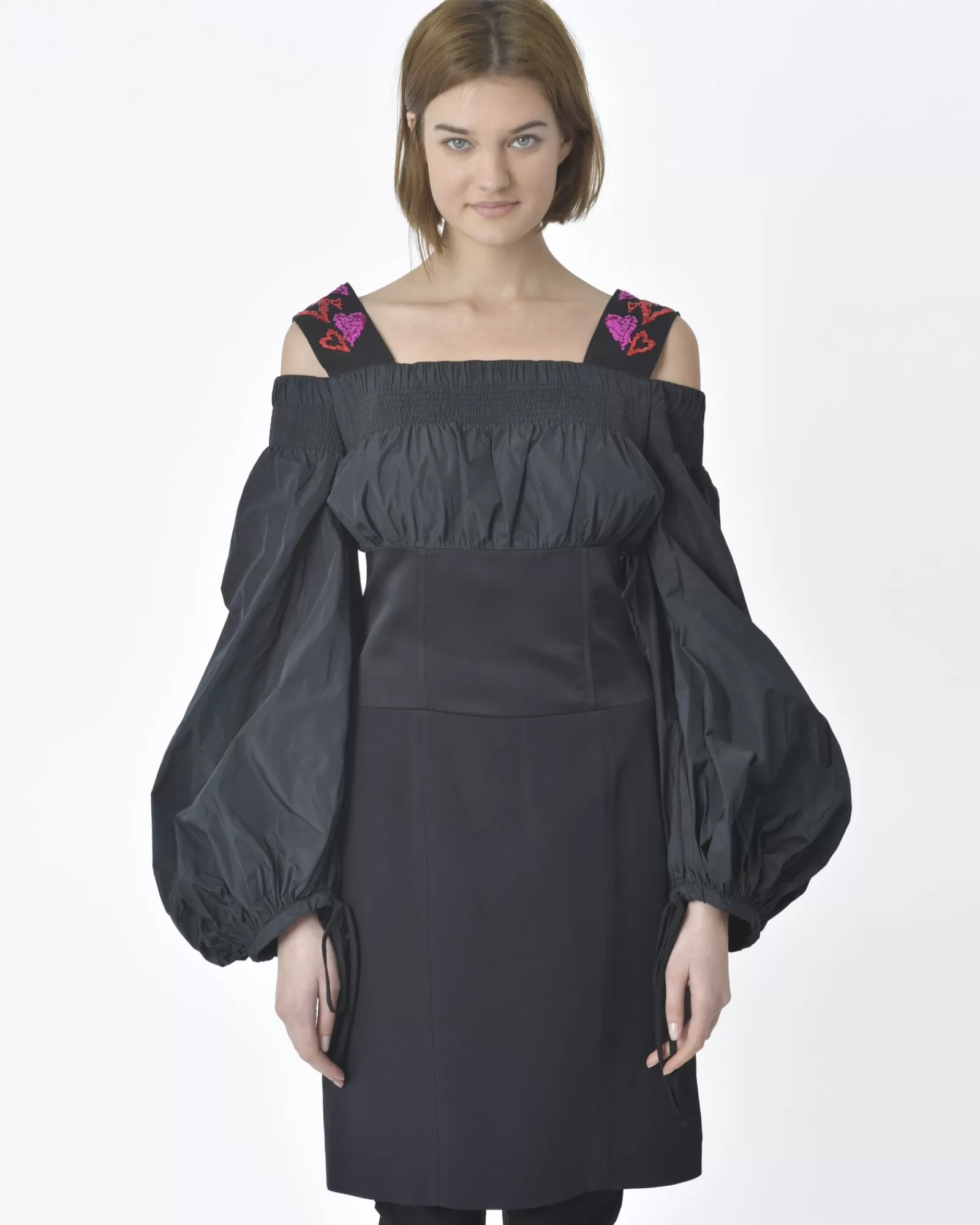 La Piscine Paris Robe e avec sequin rose et rouge Space Simona Corsellini Noir Sale