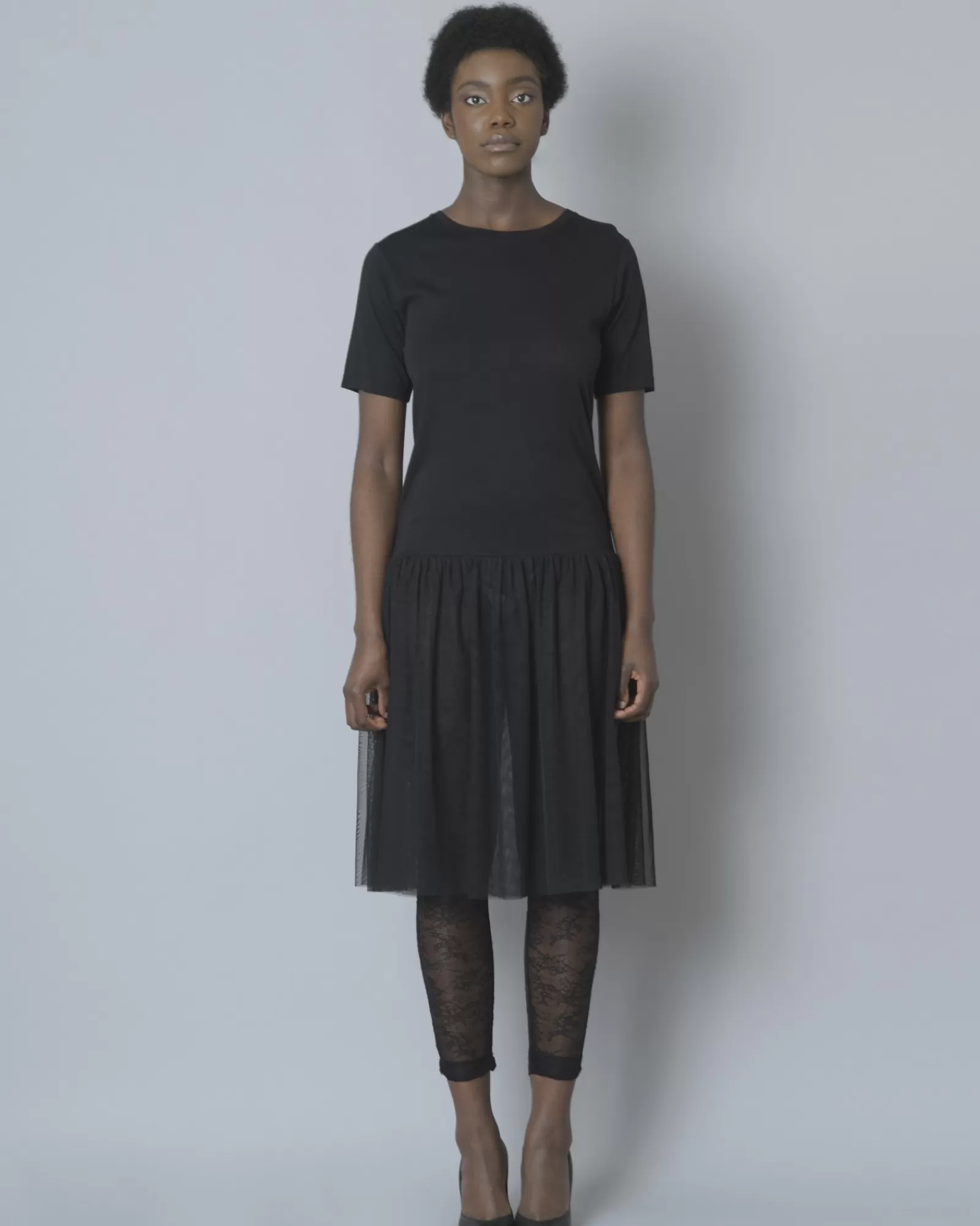 La Piscine Paris Robe e Edward Achour Noir Hot