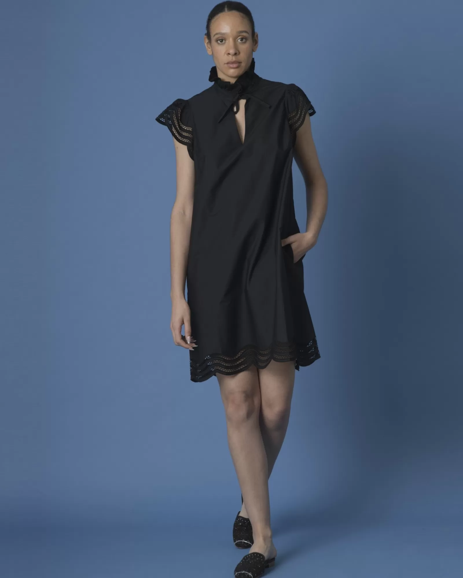 La Piscine Paris Robe e P.A.R.O.S.H Noir Clearance