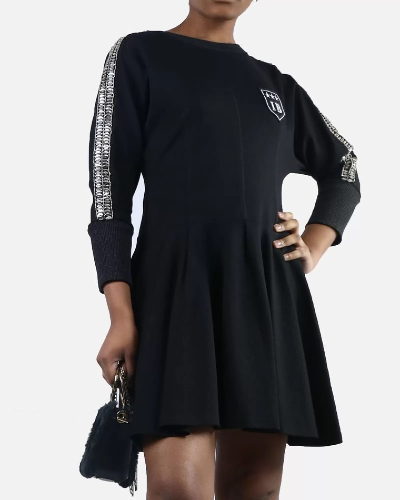 La Piscine Paris Robe e patineuse "IB" Isabelle Blanche Noir Clearance