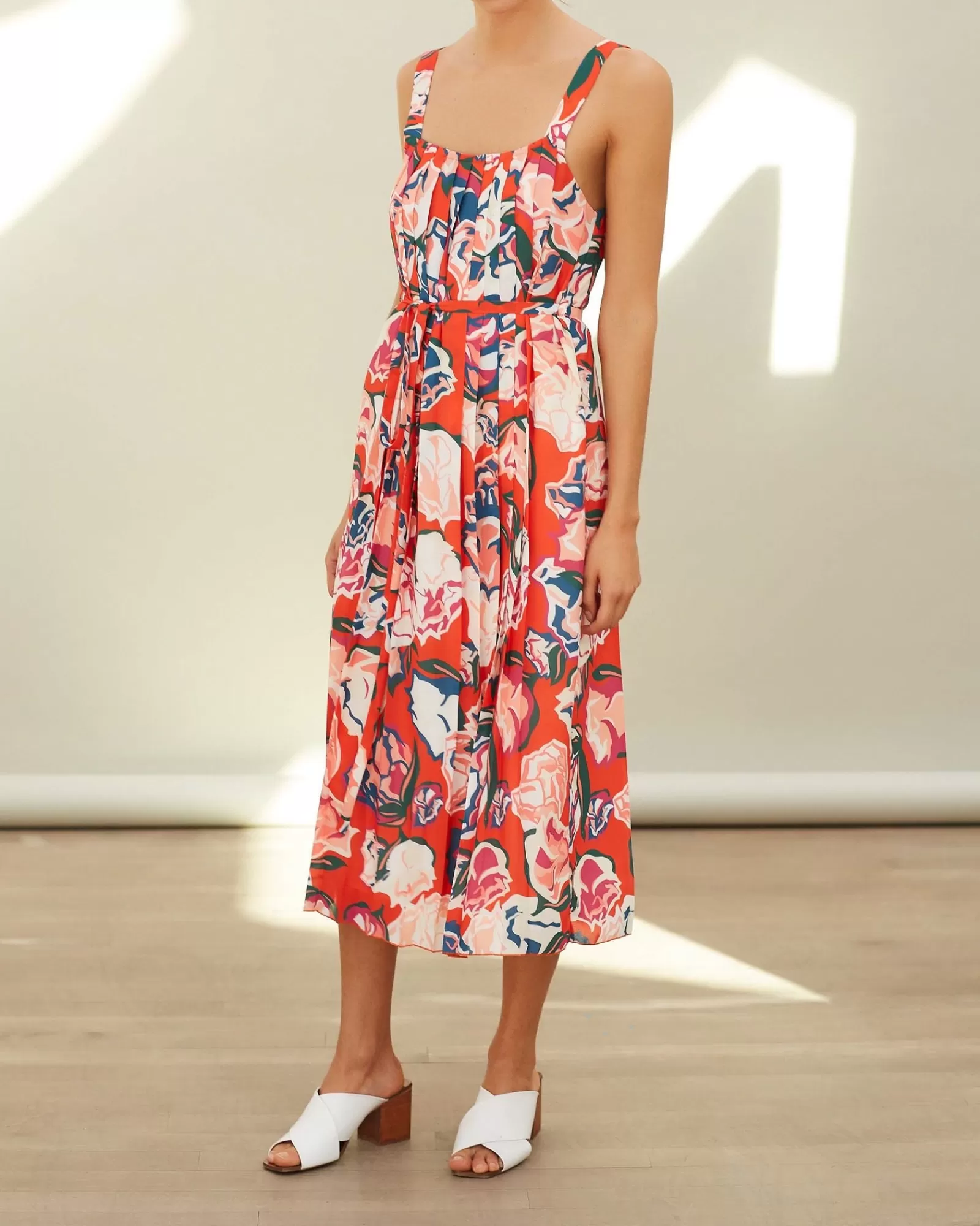 La Piscine Paris Robe plissée rouge Chacok Multicolore Online