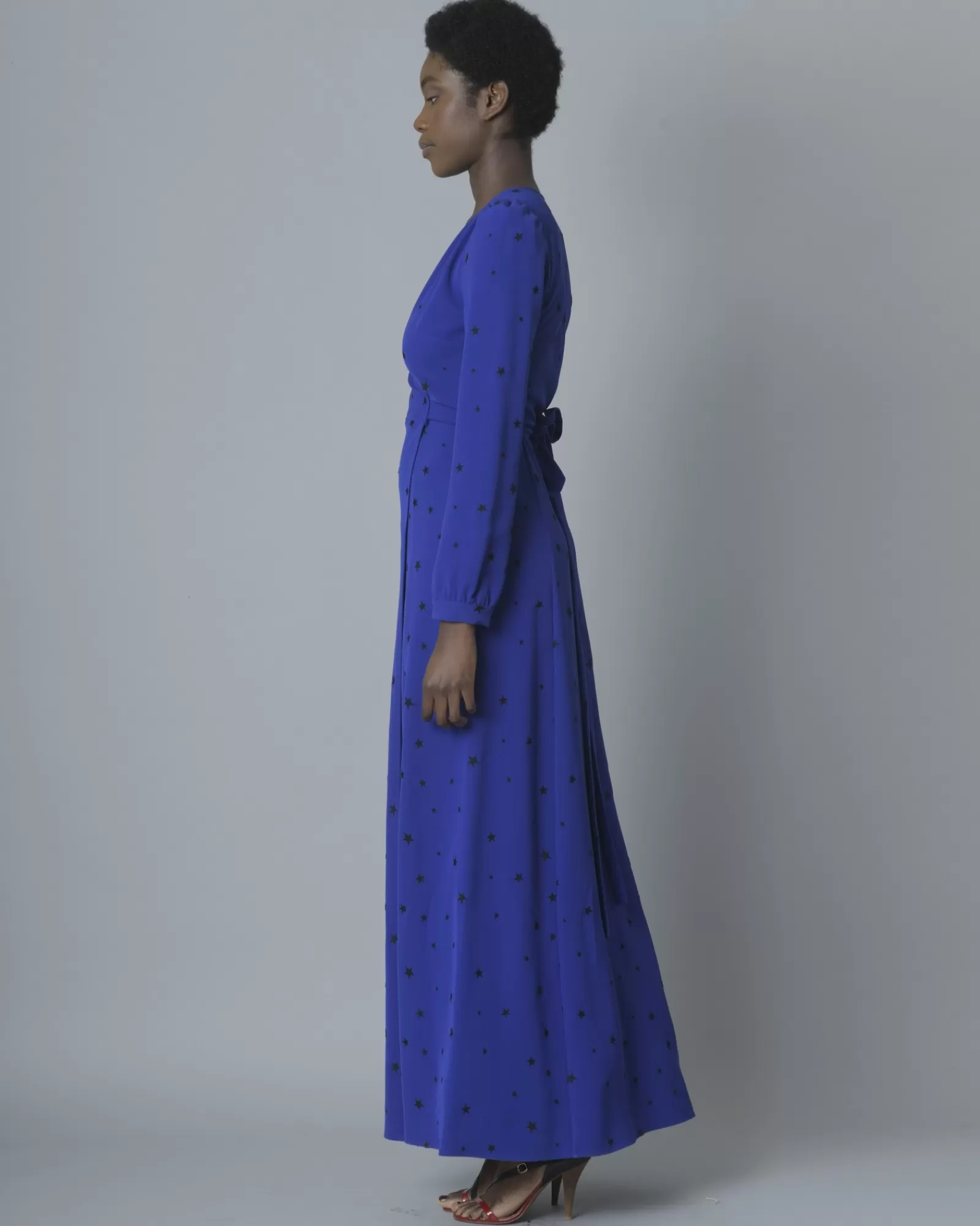 La Piscine Paris Robe portefeuille P.A.R.O.S.H Bleu Sale