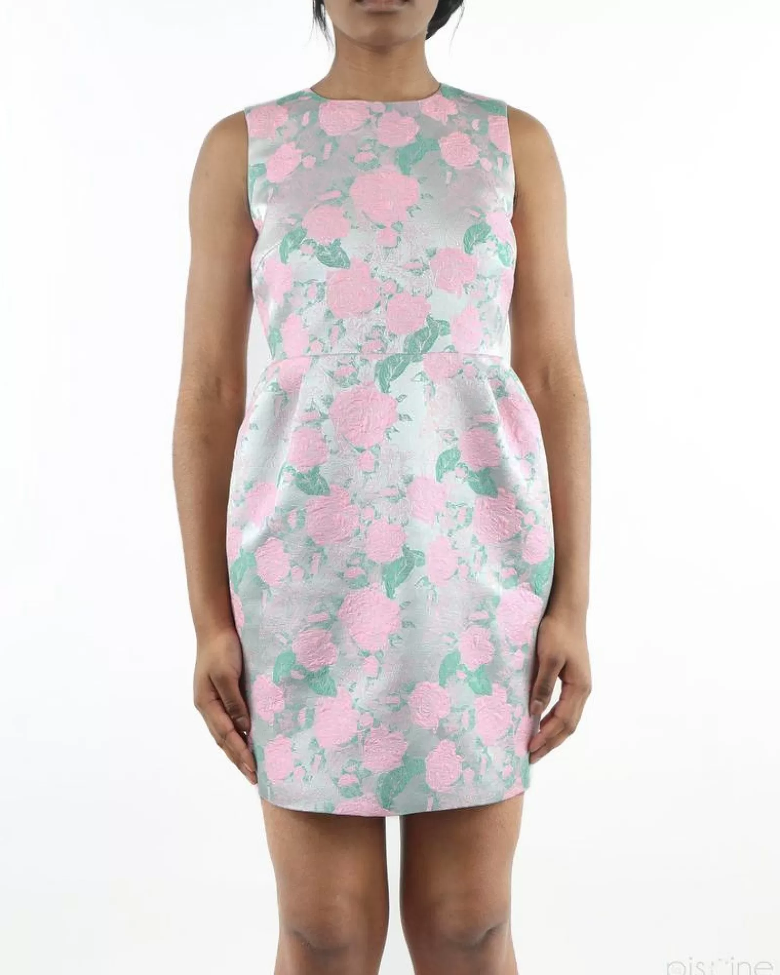La Piscine Paris Robe et verte fleurie lumineuse Edward Achour Rose Sale
