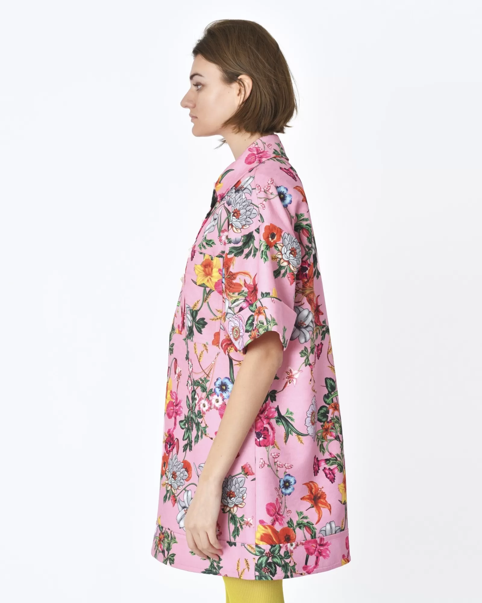 La Piscine Paris Robe fleur Edward Achour Rose Online