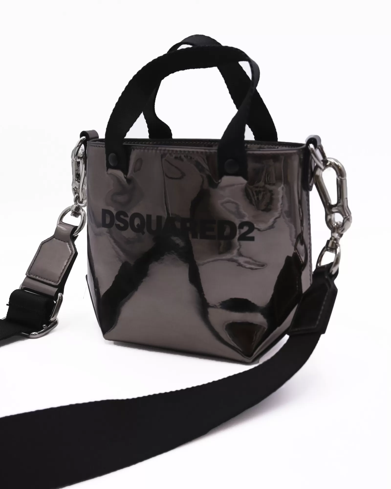 La Piscine Paris Sac à bandoulière avec logo Dsquared2 Noir Discount