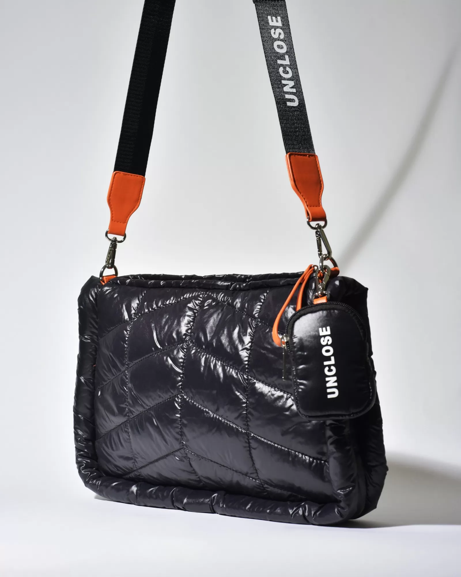 La Piscine Paris Sac à bandoulière en tissu technique matelassé Unclose Noir Store