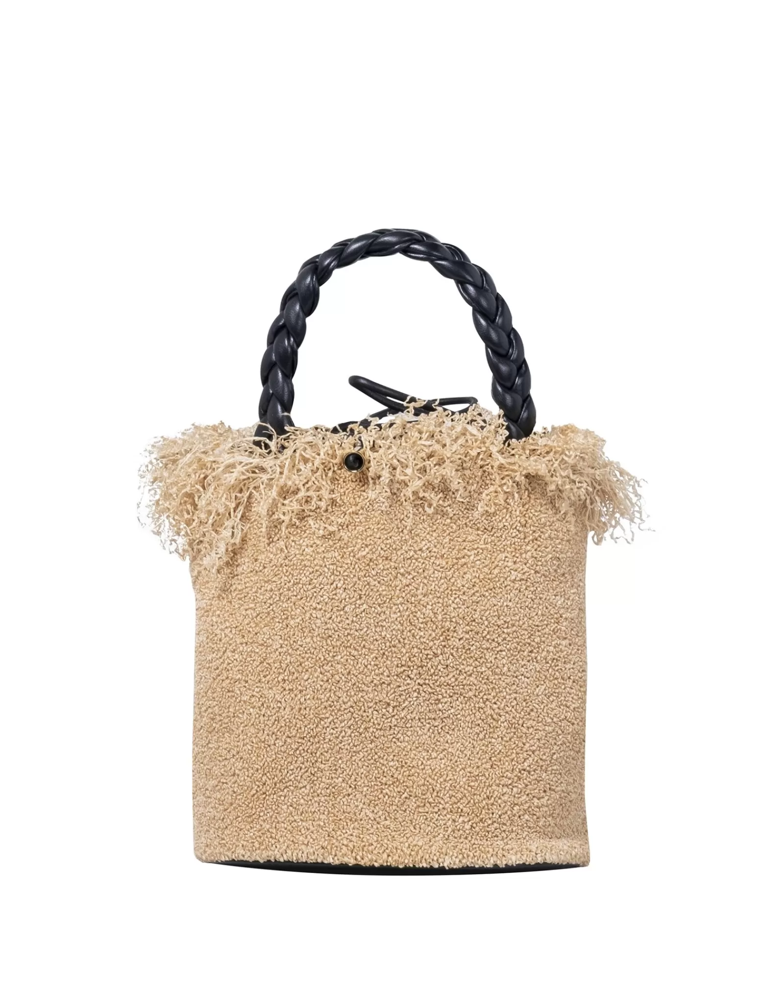 La Piscine Paris Sac à main avec poignées en cuir Anita Bilardi Beige Outlet