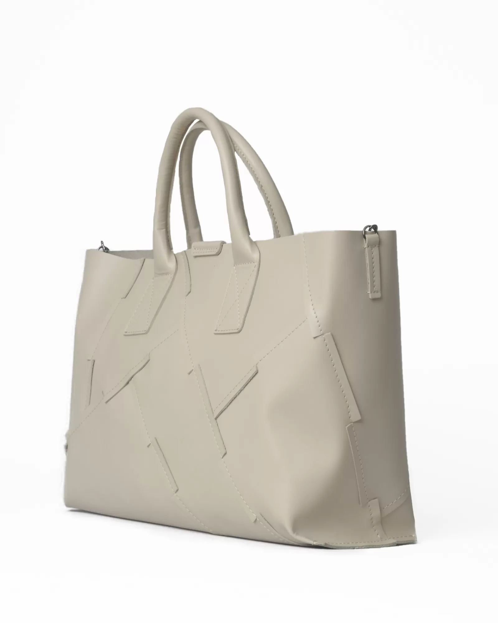 La Piscine Paris Sac à main en cuir Falorni Beige Discount