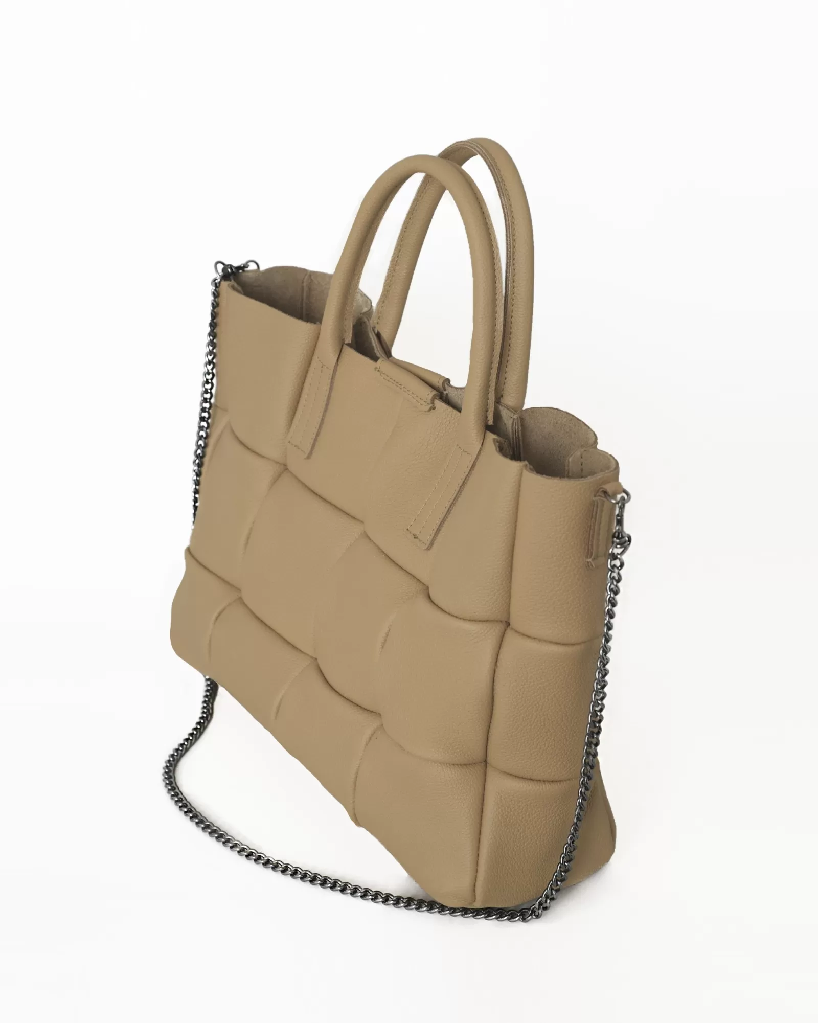 La Piscine Paris Sac à main en cuir Falorni Beige Shop