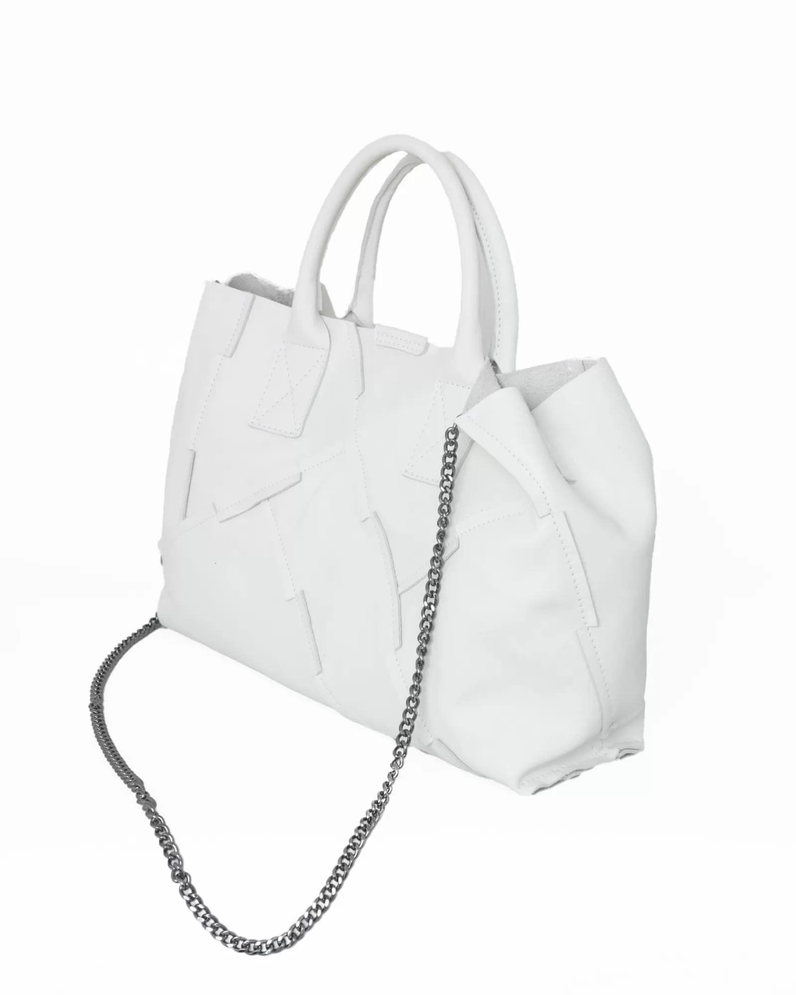 La Piscine Paris Sac à main en cuir Falorni Blanc Hot