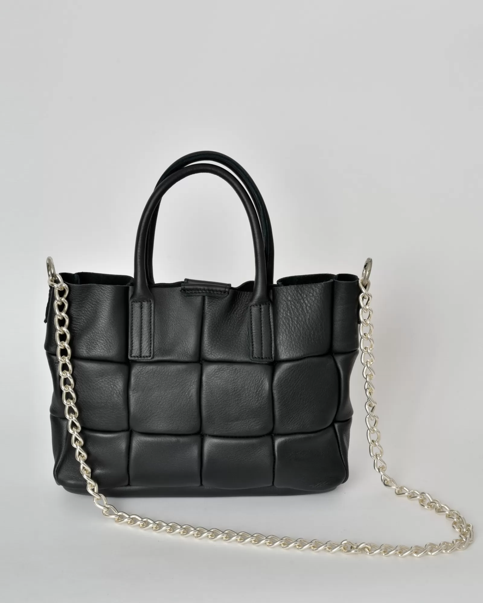 La Piscine Paris Sac à main en cuir Falorni Noir Flash Sale