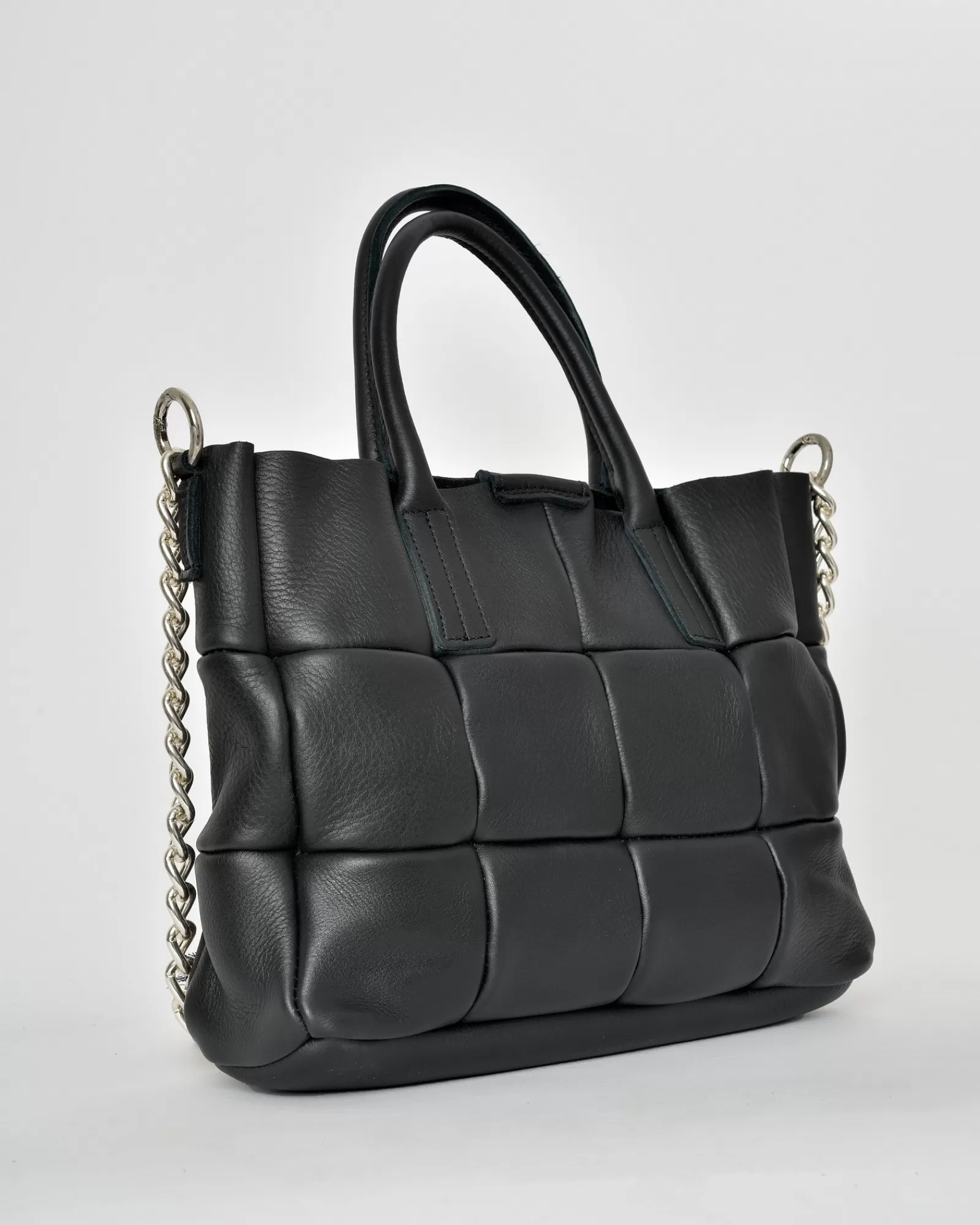 La Piscine Paris Sac à main en cuir Falorni Noir Flash Sale
