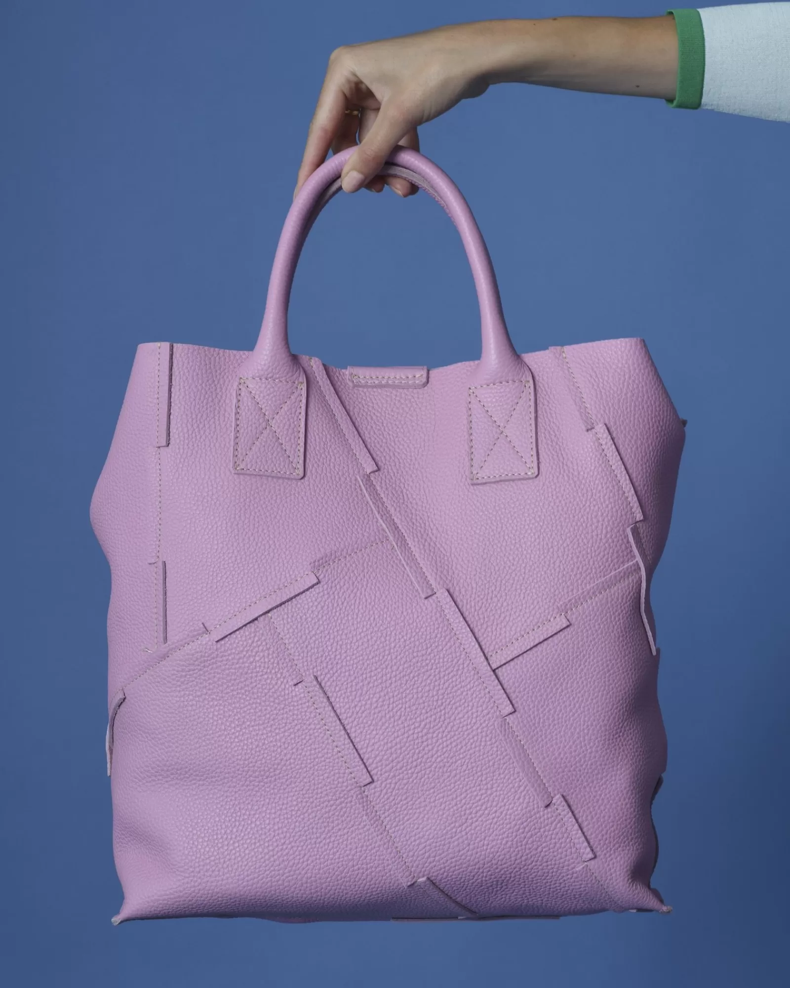 La Piscine Paris Sac à main en cuir Falorni Rose Fashion