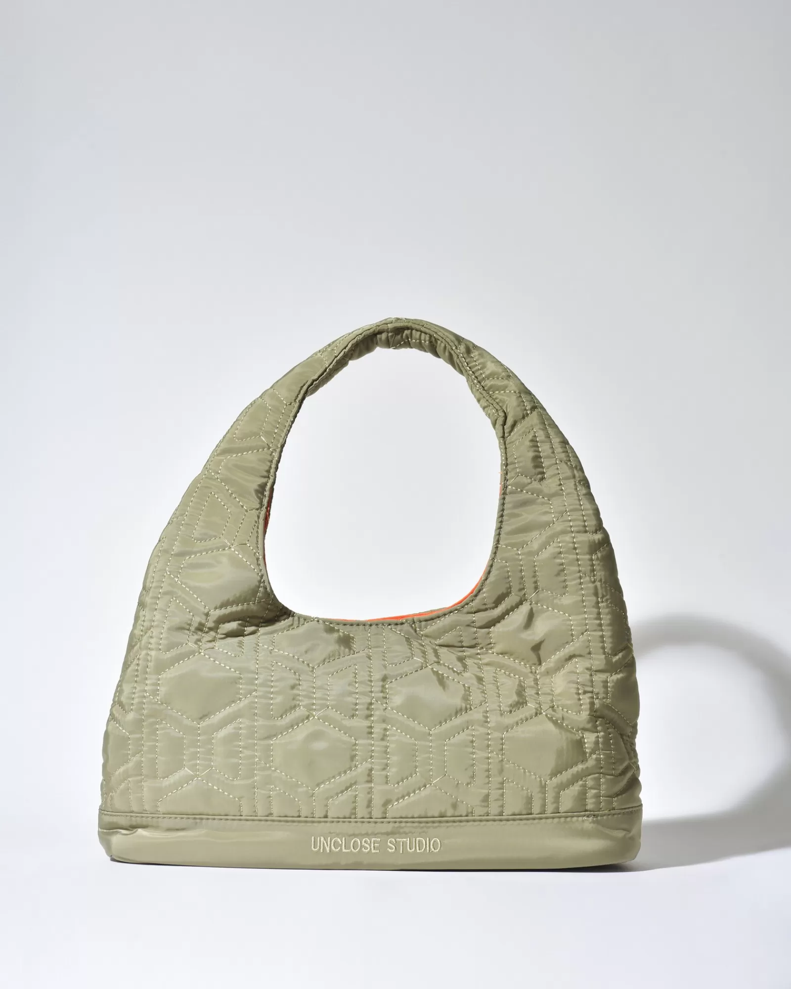 La Piscine Paris Sac à main en tissu technique imprimé Unclose Vert Clearance