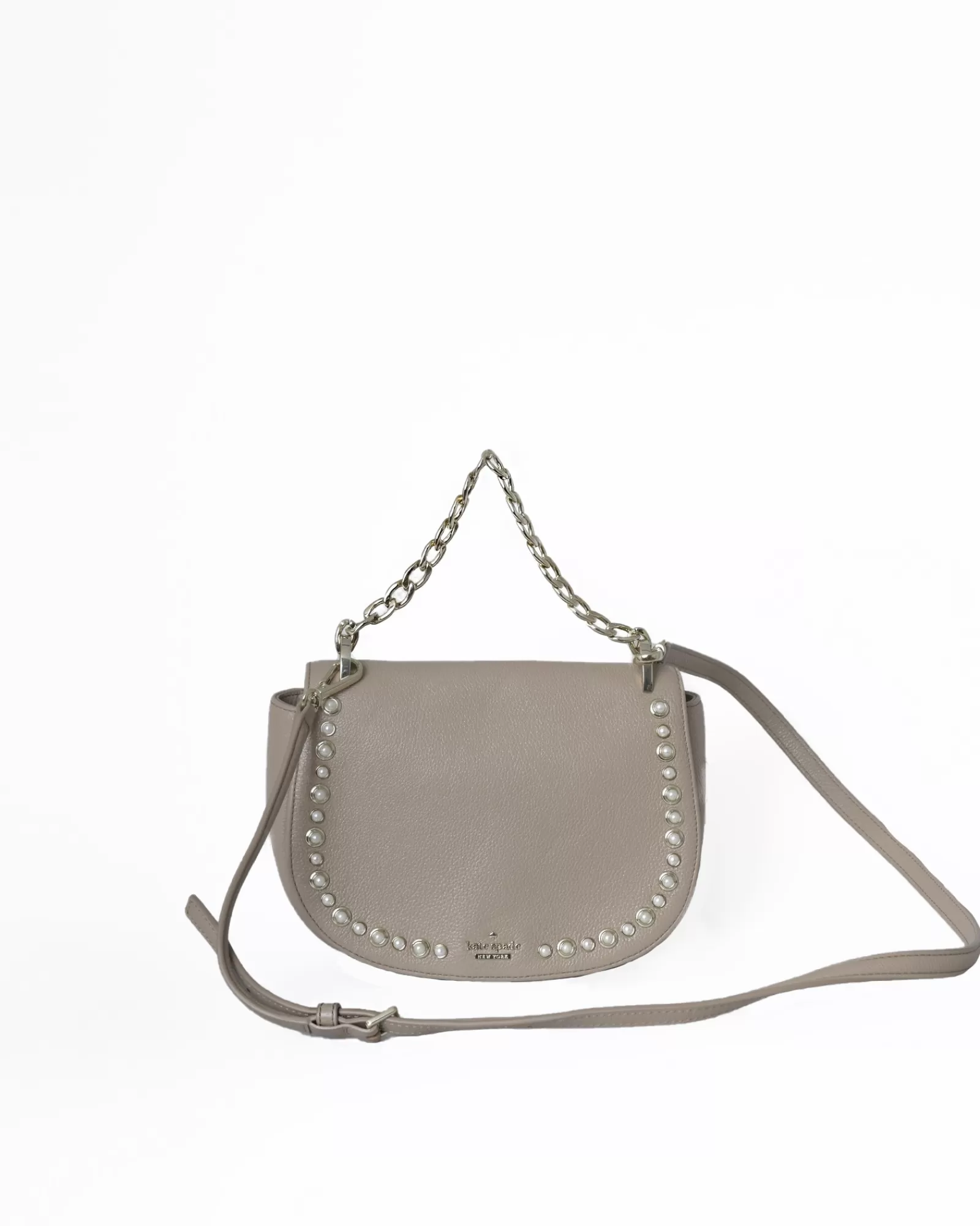 La Piscine Paris Sac à main perlé Kate Spade Beige Shop